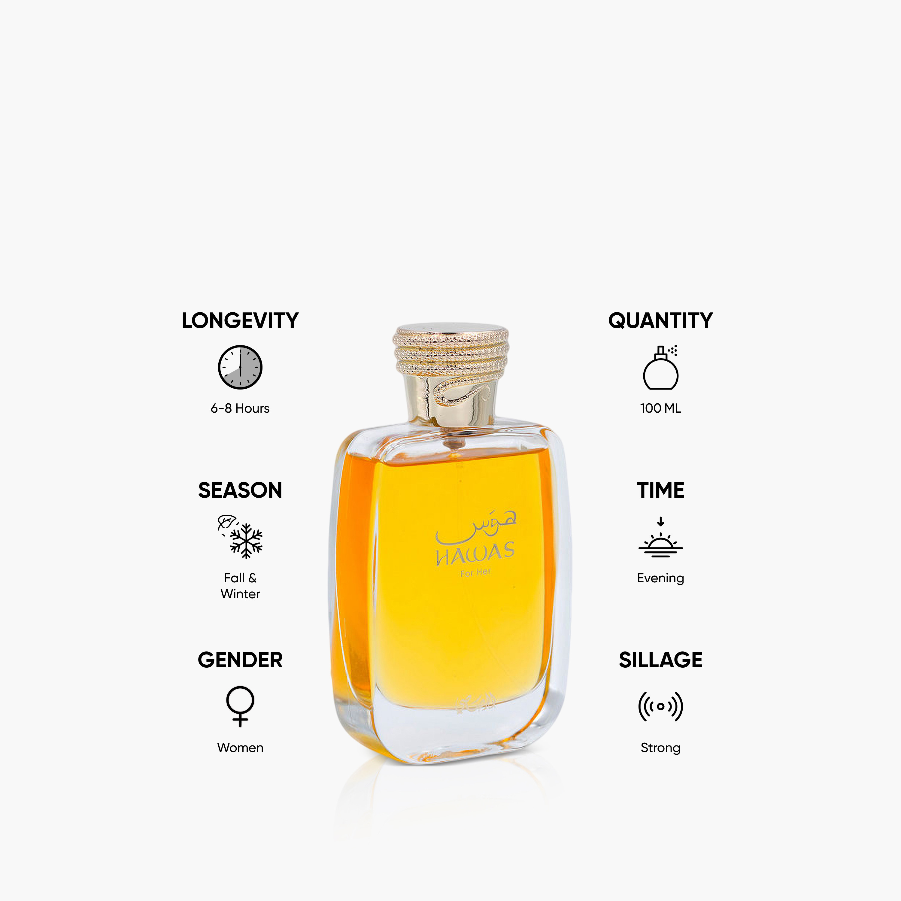 Rasasi Hawas Eau de Parfum for Women - 100 ml-beautyandpersonalcare-fragrance-women-image-5
