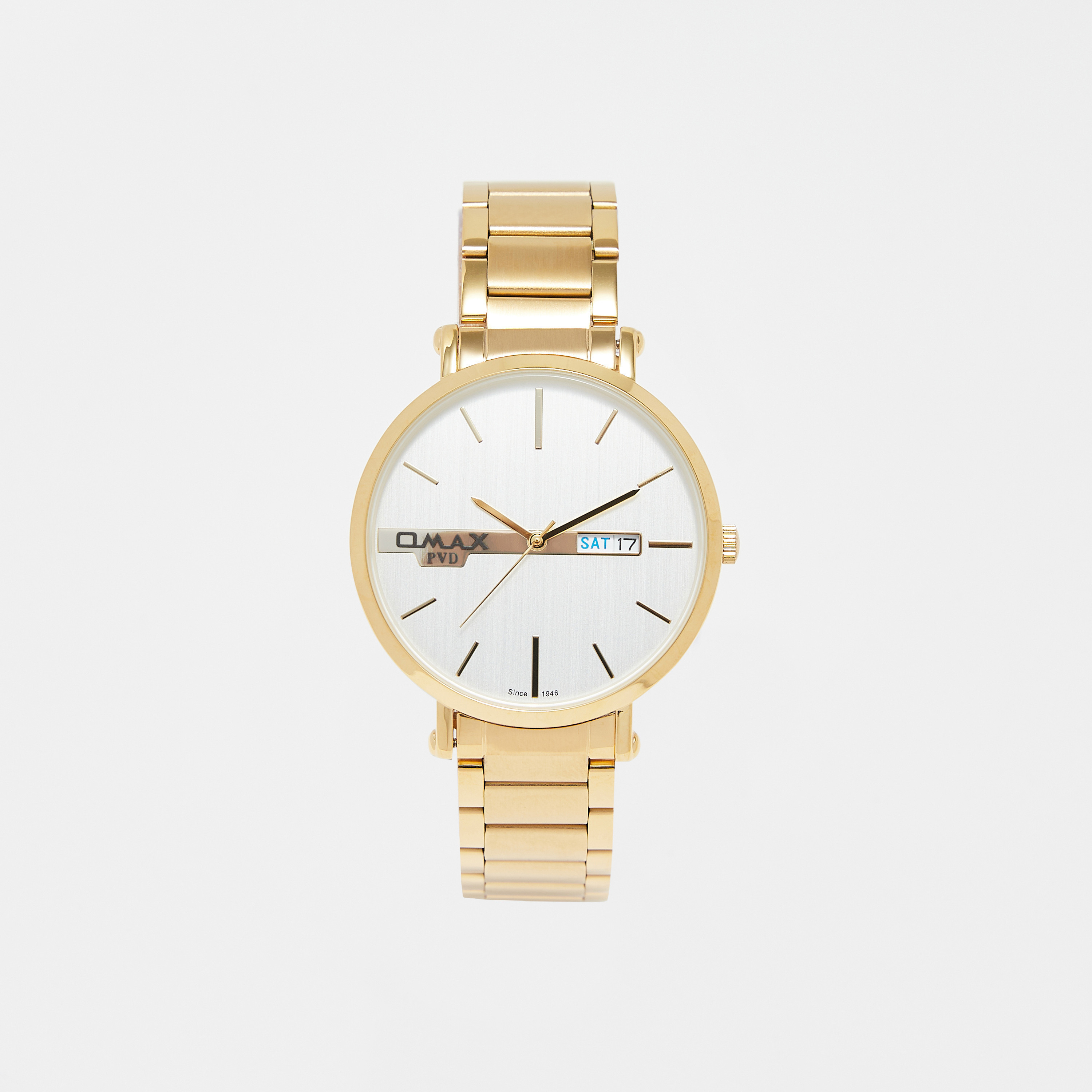 Omax Men's Gold Analog Wrist Watch | 42 MM-men-watchesandjewellery-watches-image-1