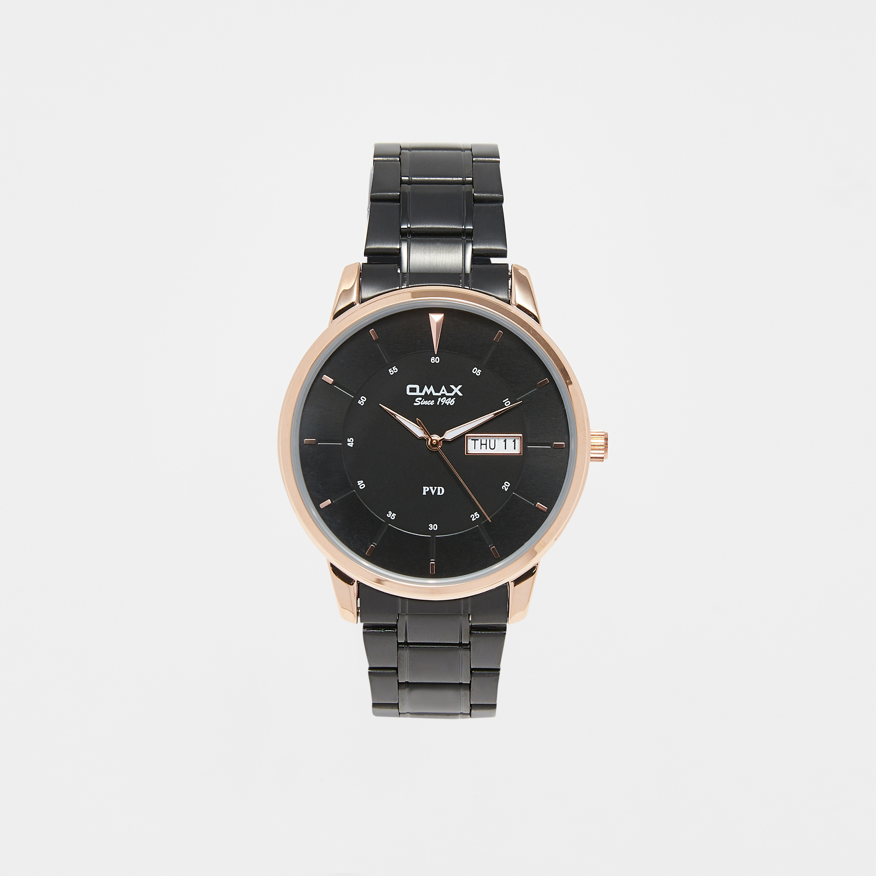 Omax Men's Black Analog Wrist Watch-men-watchesandjewellery-watches-image-1