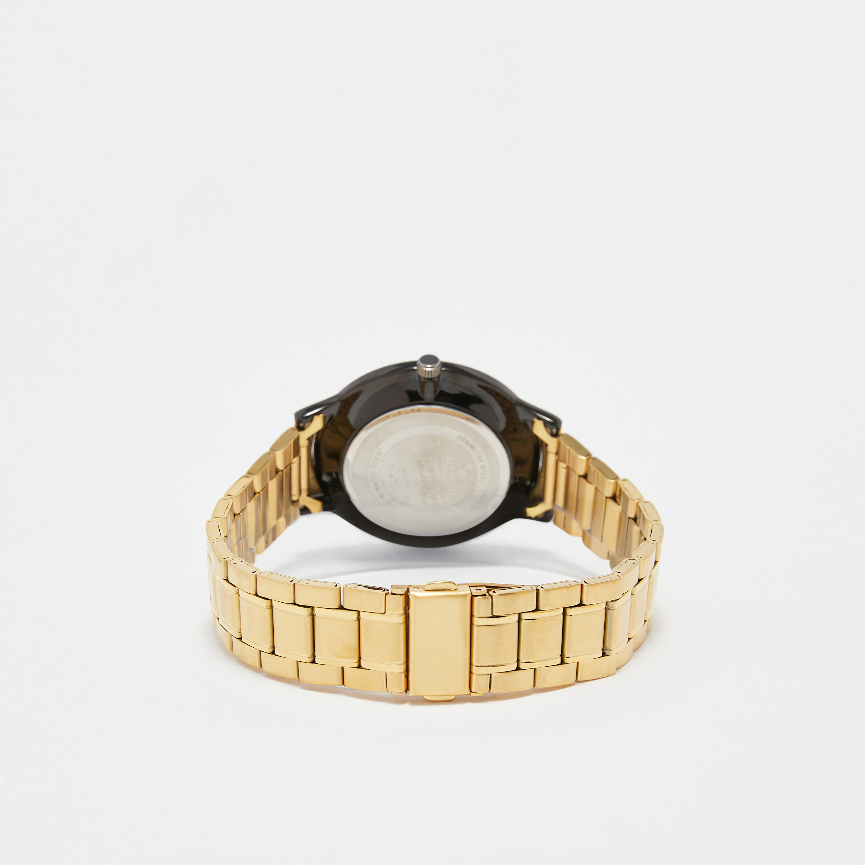 ساعة يد تناظرية ذهبية للرجال من أوماكس-men-watchesandjewellery-watches-image-3