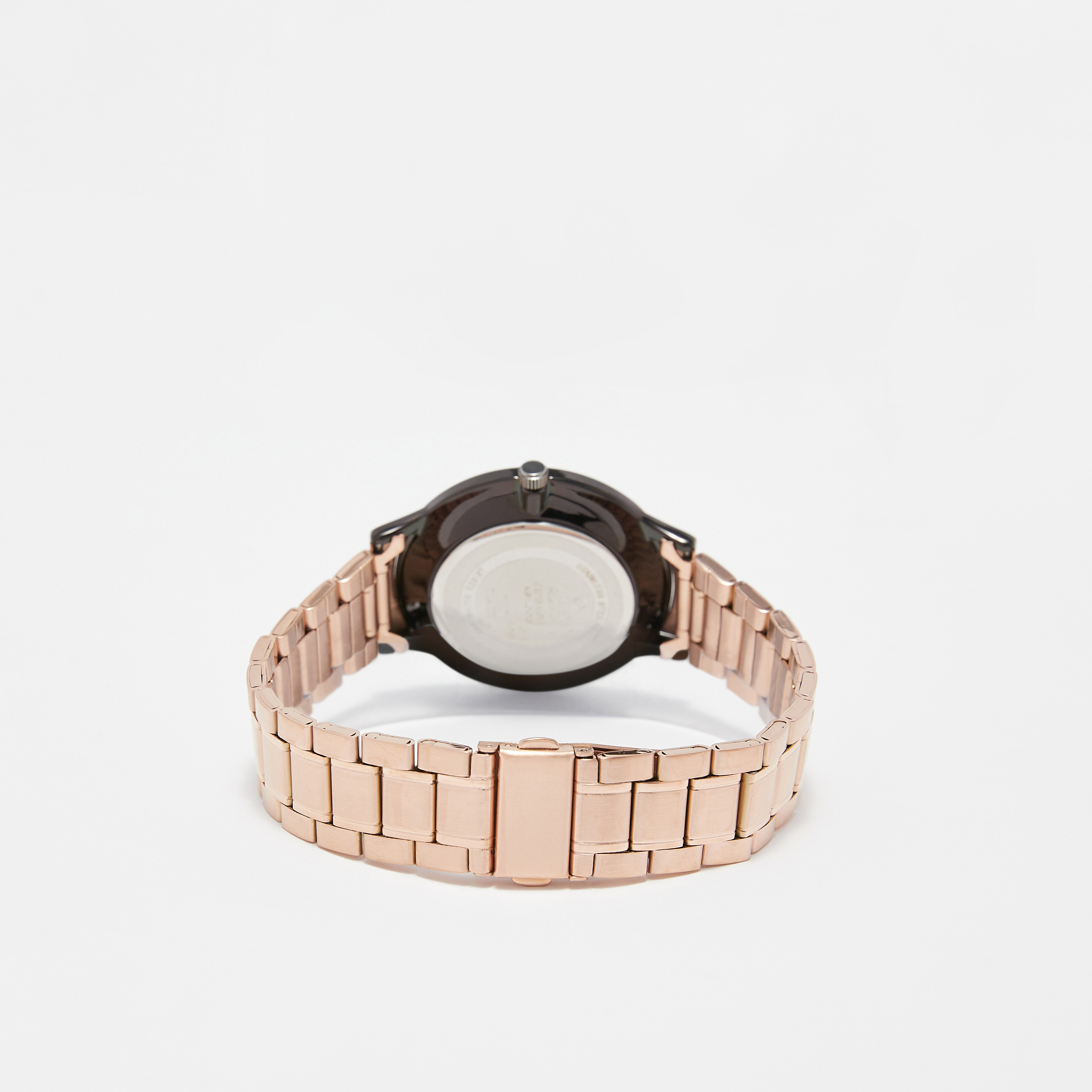 ساعة يد تناظرية ذهبية وردية للرجال من أوماكس-men-watchesandjewellery-watches-image-3