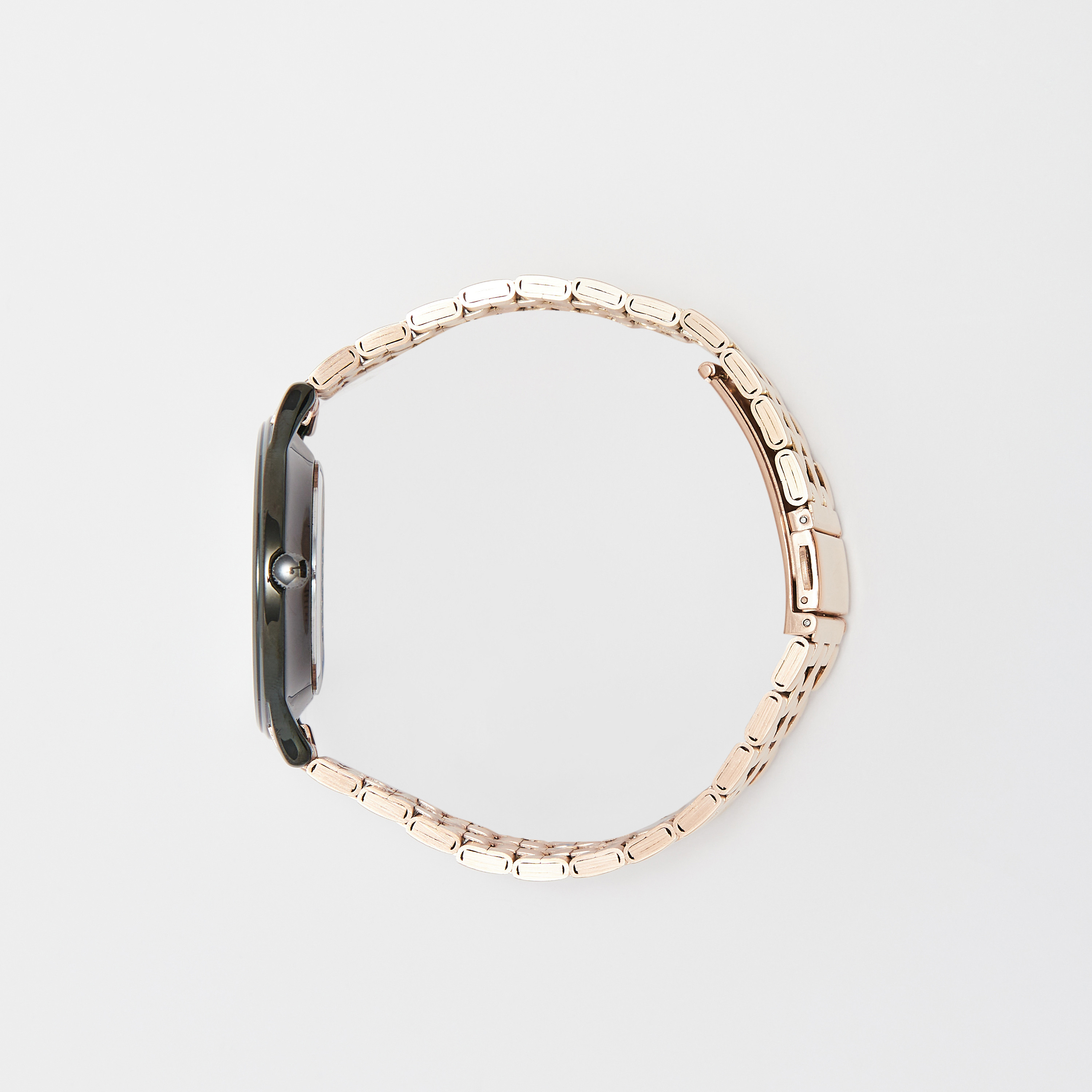 ساعة يد تناظرية ذهبية وردية للرجال من أوماكس-men-watchesandjewellery-watches-image-2
