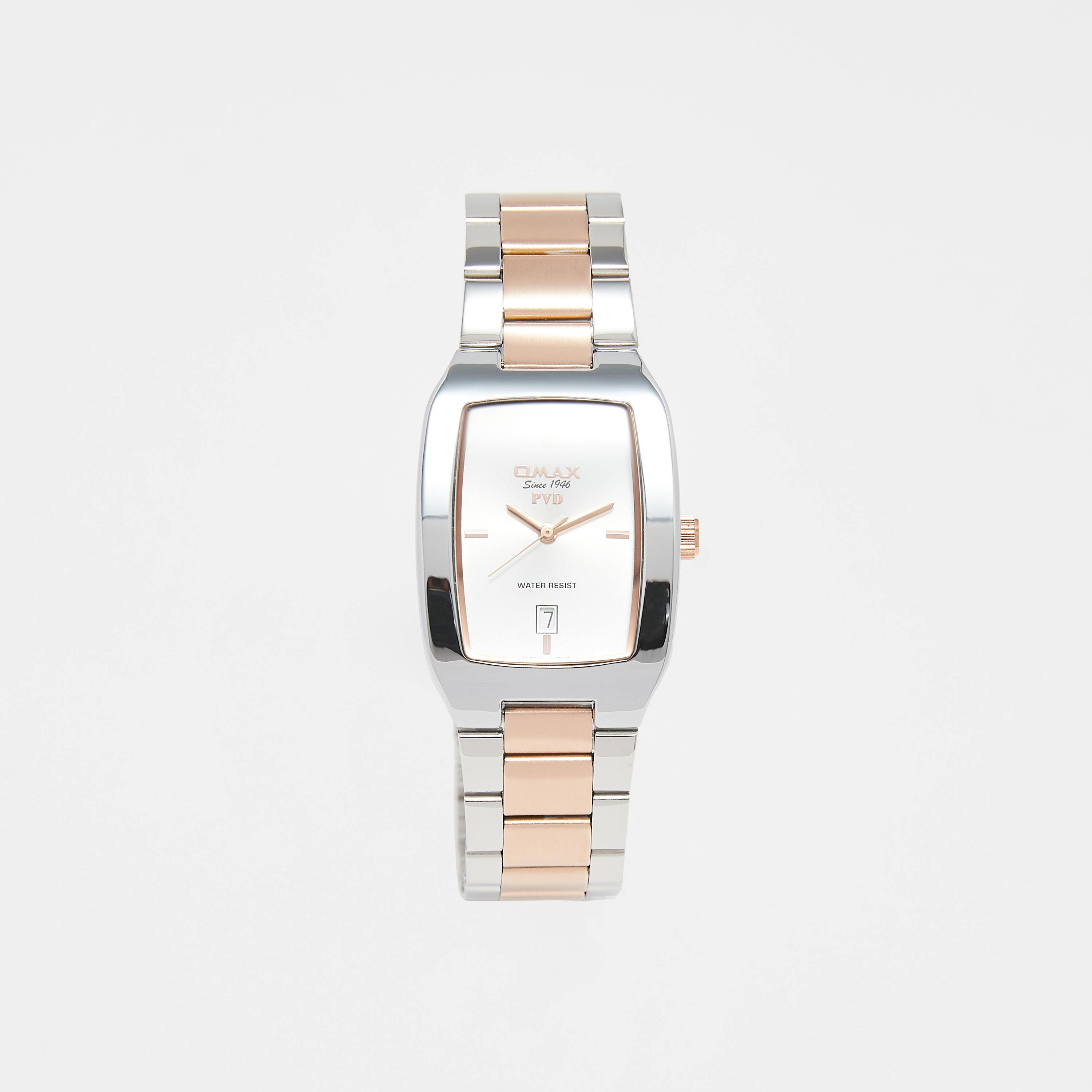 Omax Men's Silver and Gold Analog Wrist Watch-men-watchesandjewellery-watches-image-1