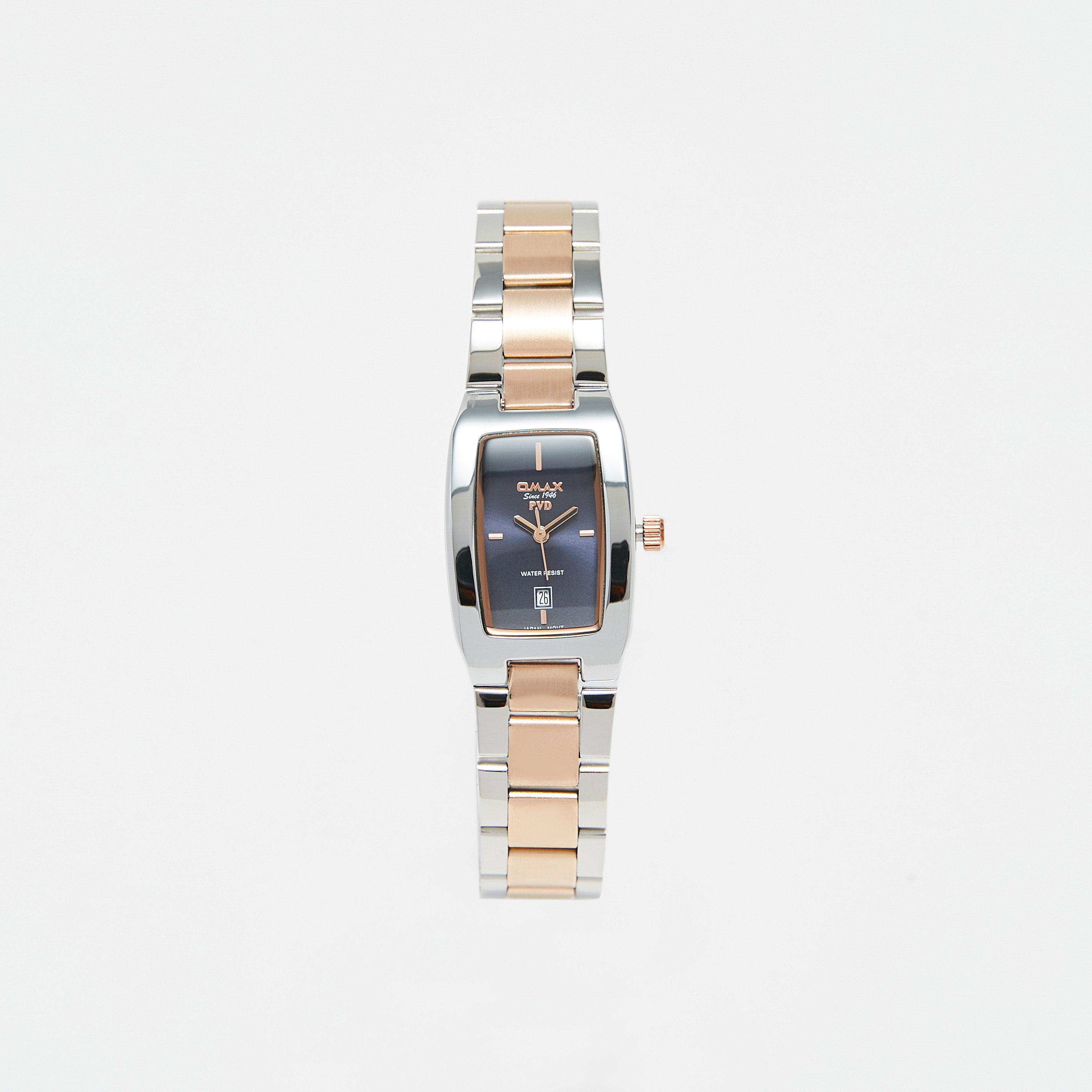 Omax Women's Silver & Gold Stainless Steel Strap Analog Wristwatch - 00CFD024N002-women-watchesandjewellery-watches-image-5