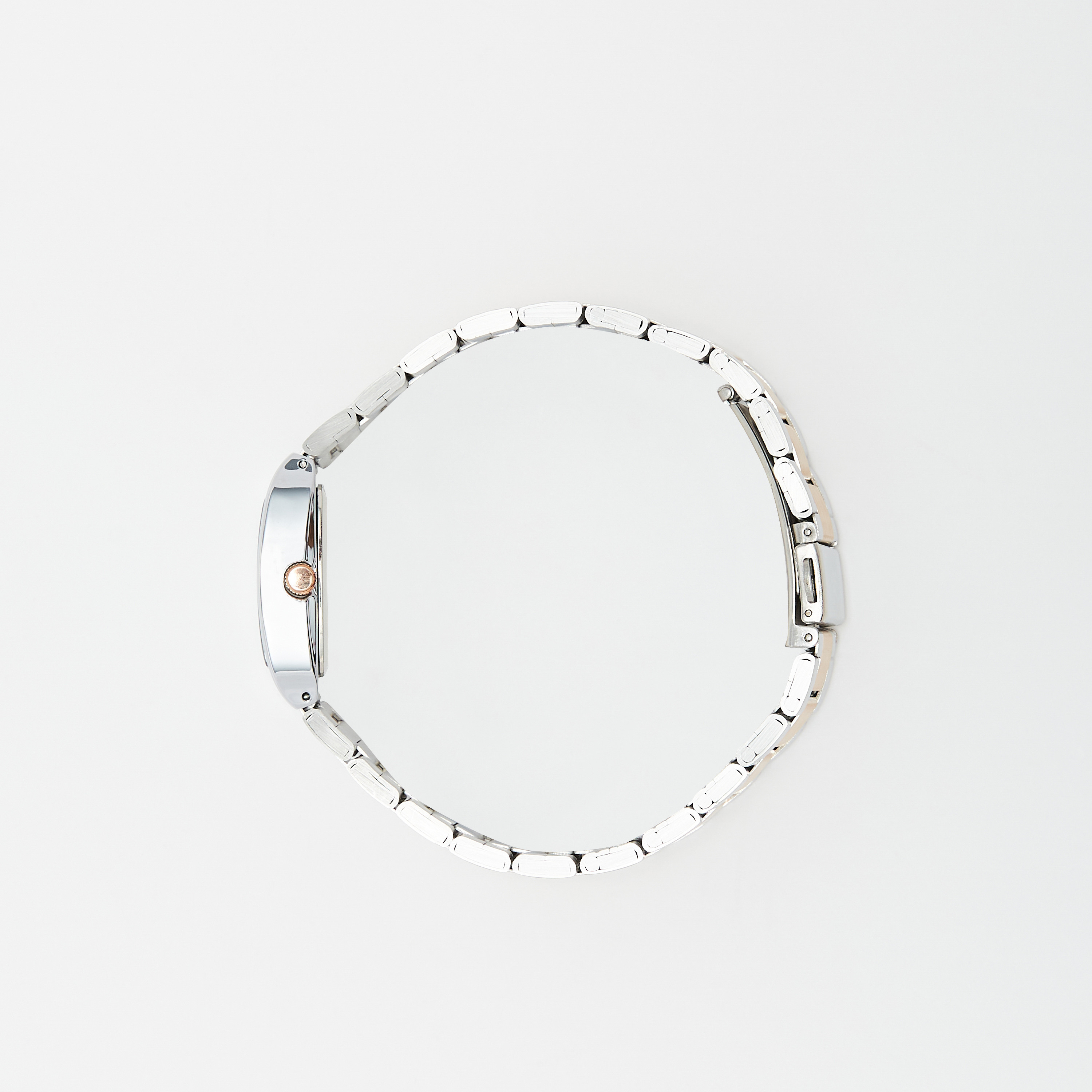 ساعة يد تناظرية فضية وذهبية للنساء من أوماكس-women-watchesandjewellery-watches-image-2