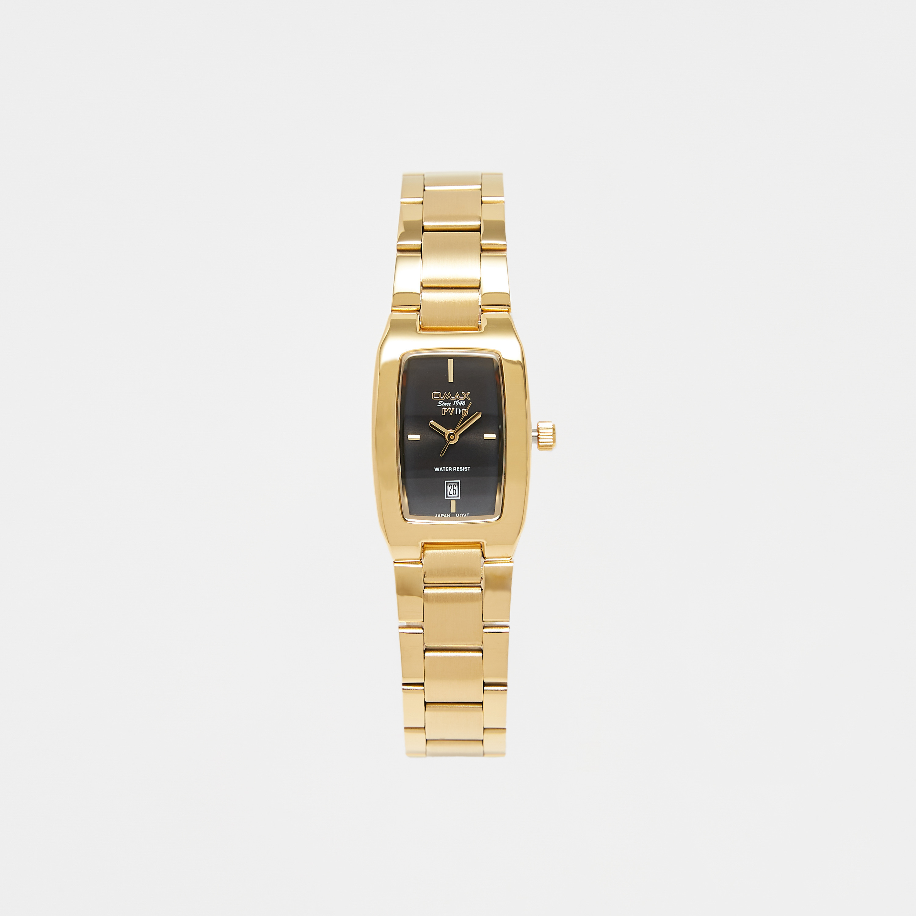  00DFS001U004 - ساعة انالوج من اوماكس للرجال بمينا أزرق غامق مع سوار فضي وأزرق -women-watchesandjewellery-watches-image-1