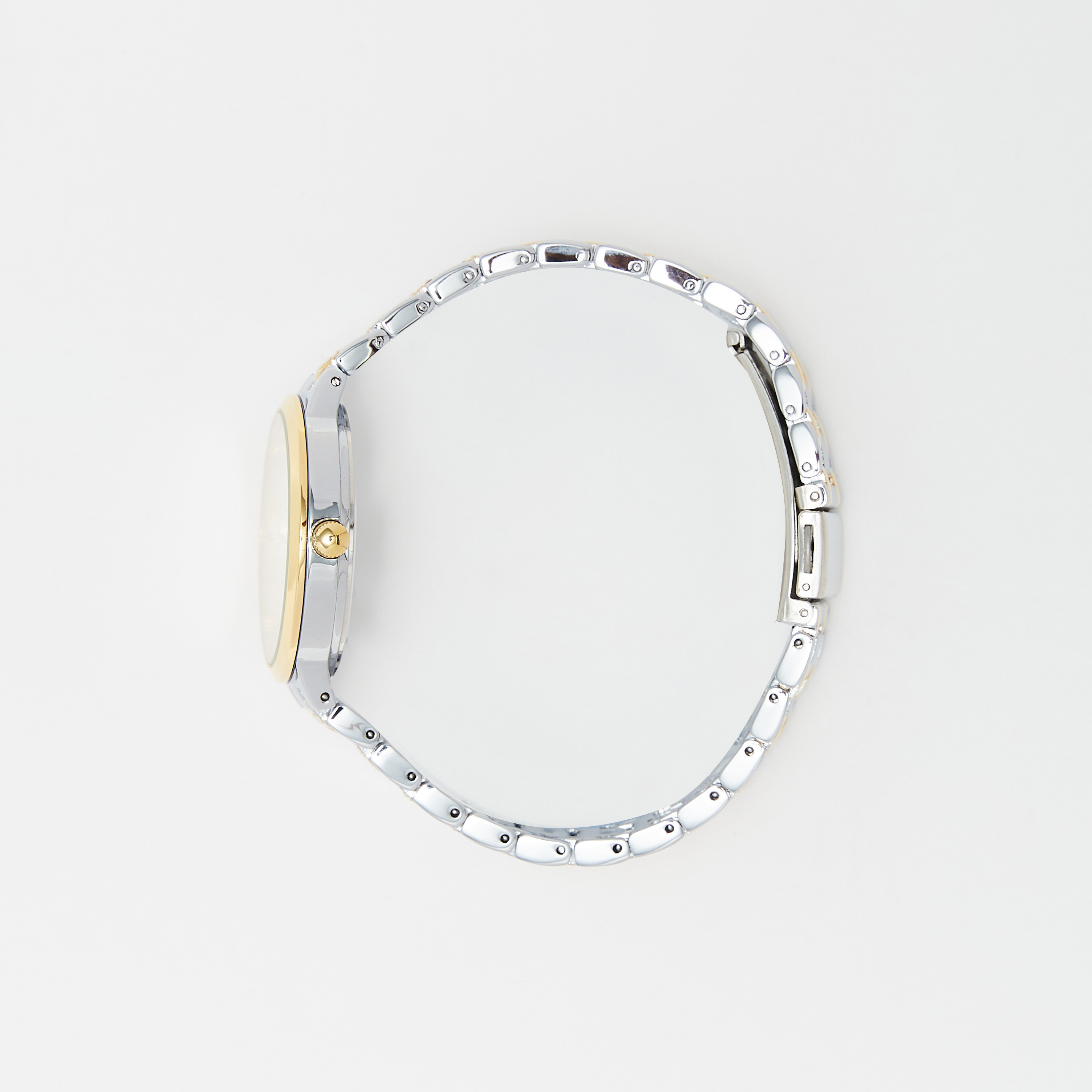 Omax Women's Silver and Gold Analog Wrist Watch-women-watchesandjewellery-watches-image-2