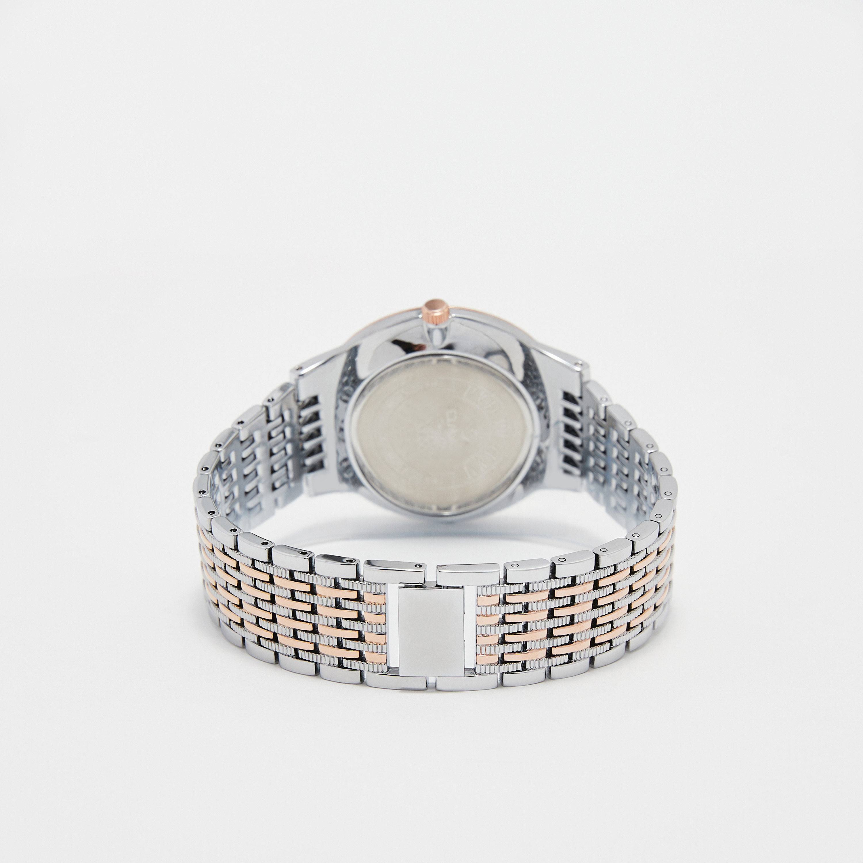 ساعة يد تناظرية فضية وذهبية للرجال من أوماكس-men-watchesandjewellery-watches-image-3