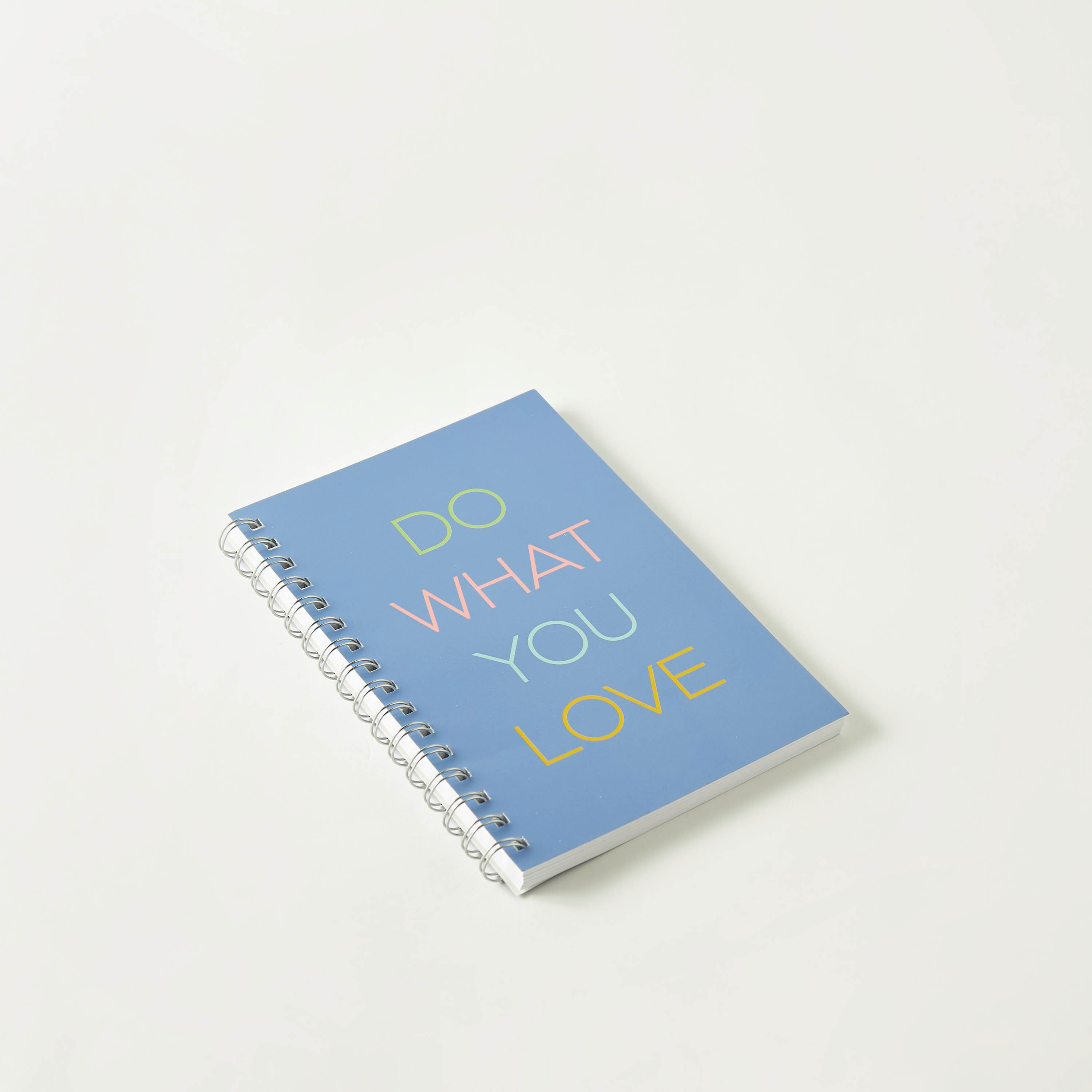 Slogan Print A5 Ruled Spiral Notebook-school-stationery-notebooks-image-2