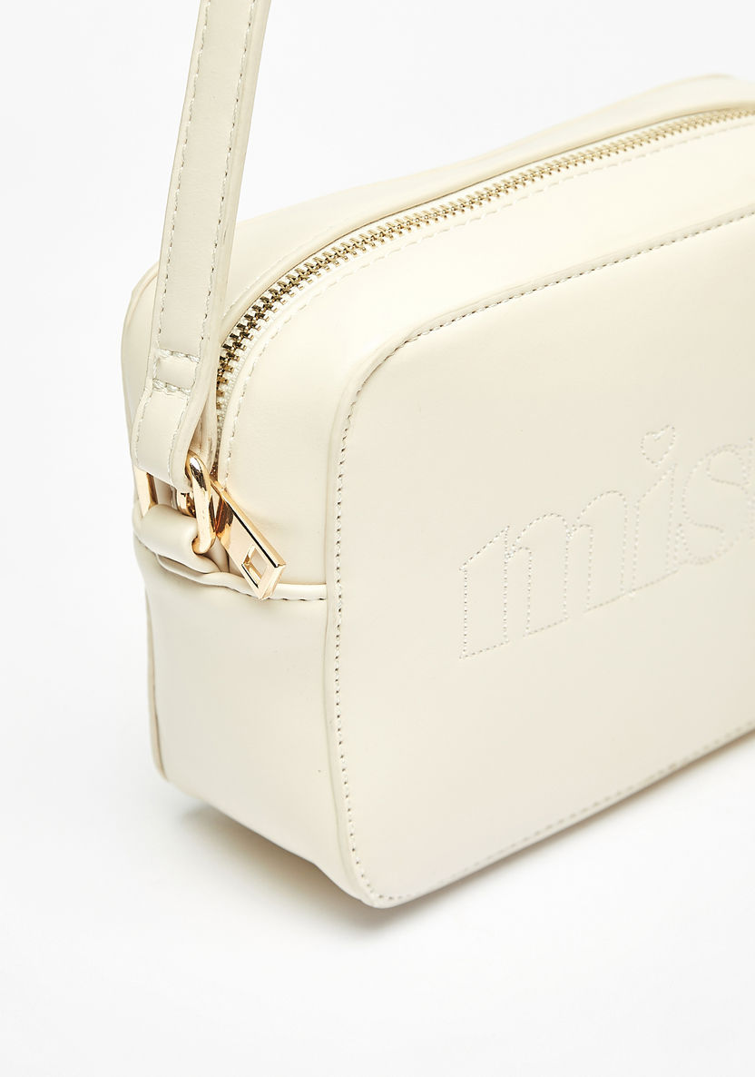 Missy Solid Crossbody Bag with Adjustable Strap and Zip Closure-Women%27s Handbags-image-2