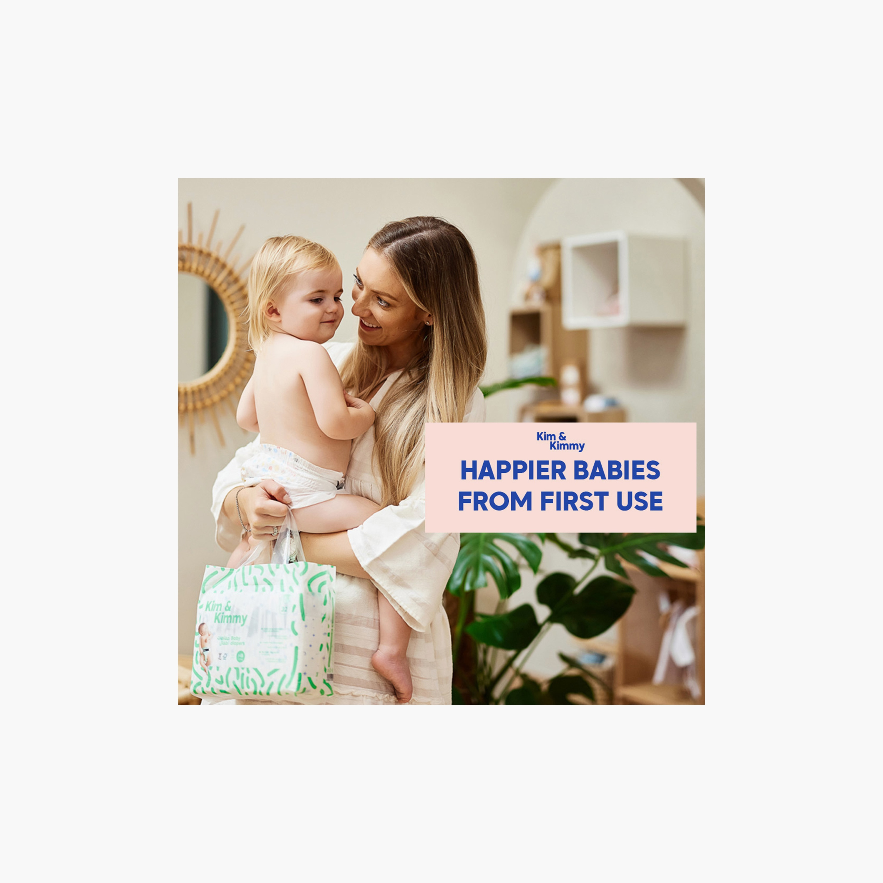 Kim & Kimmy - New Born Diapers  up to 5kg  qty 32 - Space Travel-baby-diapering-diapers-image-4