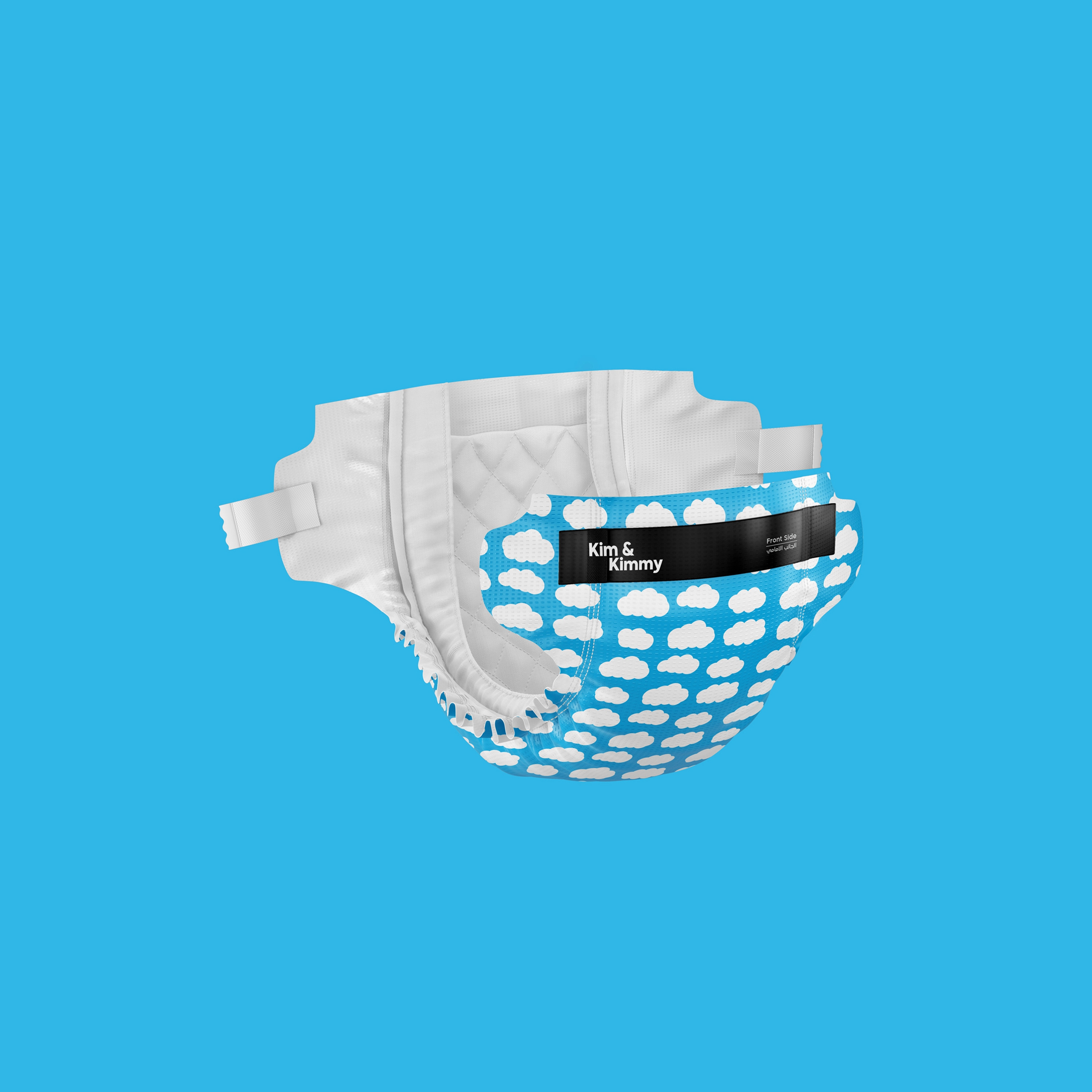 Kim & Kimmy - Size 3 Diapers  6 - 11kg  qty 60 - Little Clouds-baby-diapering-diapers-image-1