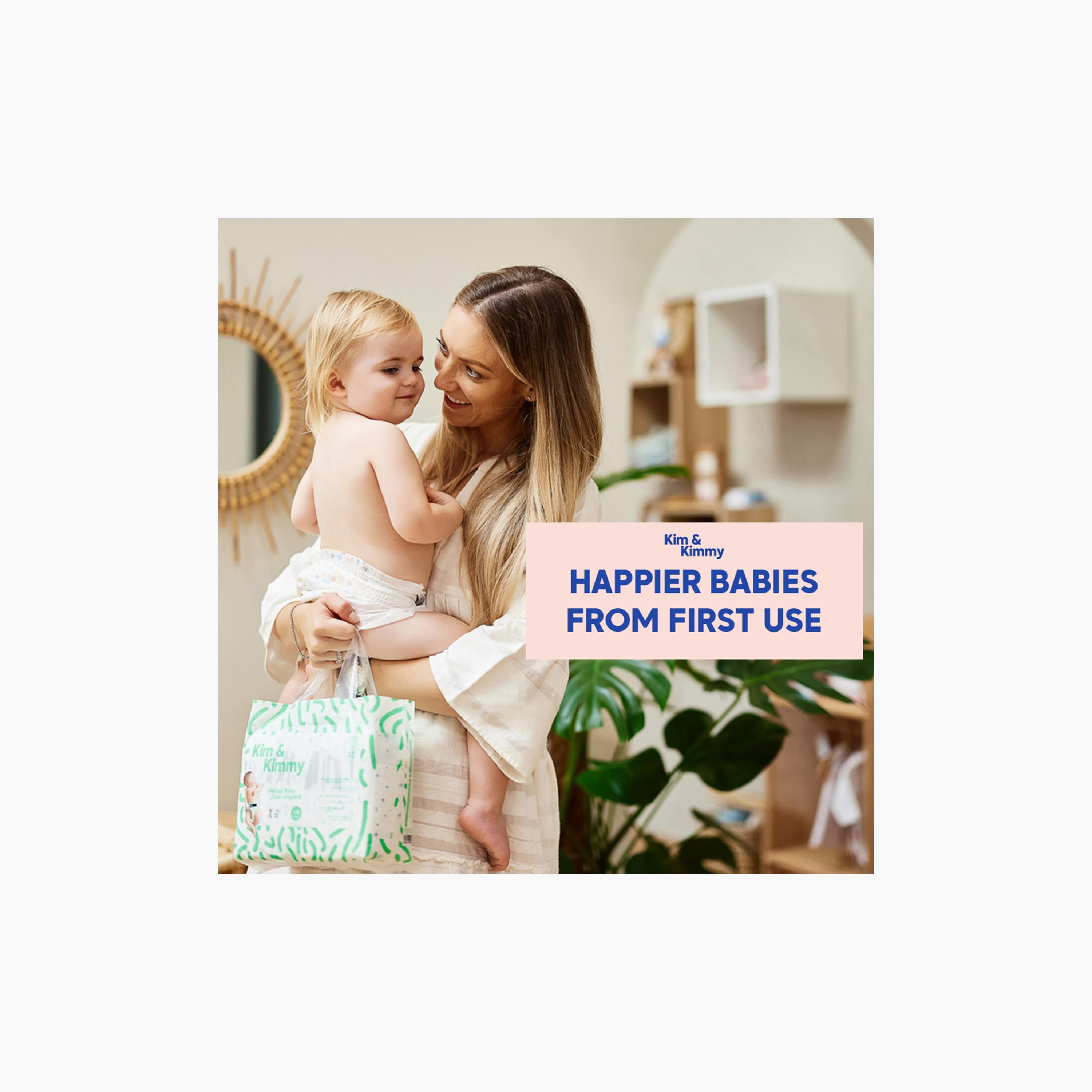 حفّاضات مقاس 4 - 9-14 كجم - 52 قطعة - سبيس ترافل من كيم & كيمي-baby-diapering-diapers-image-4