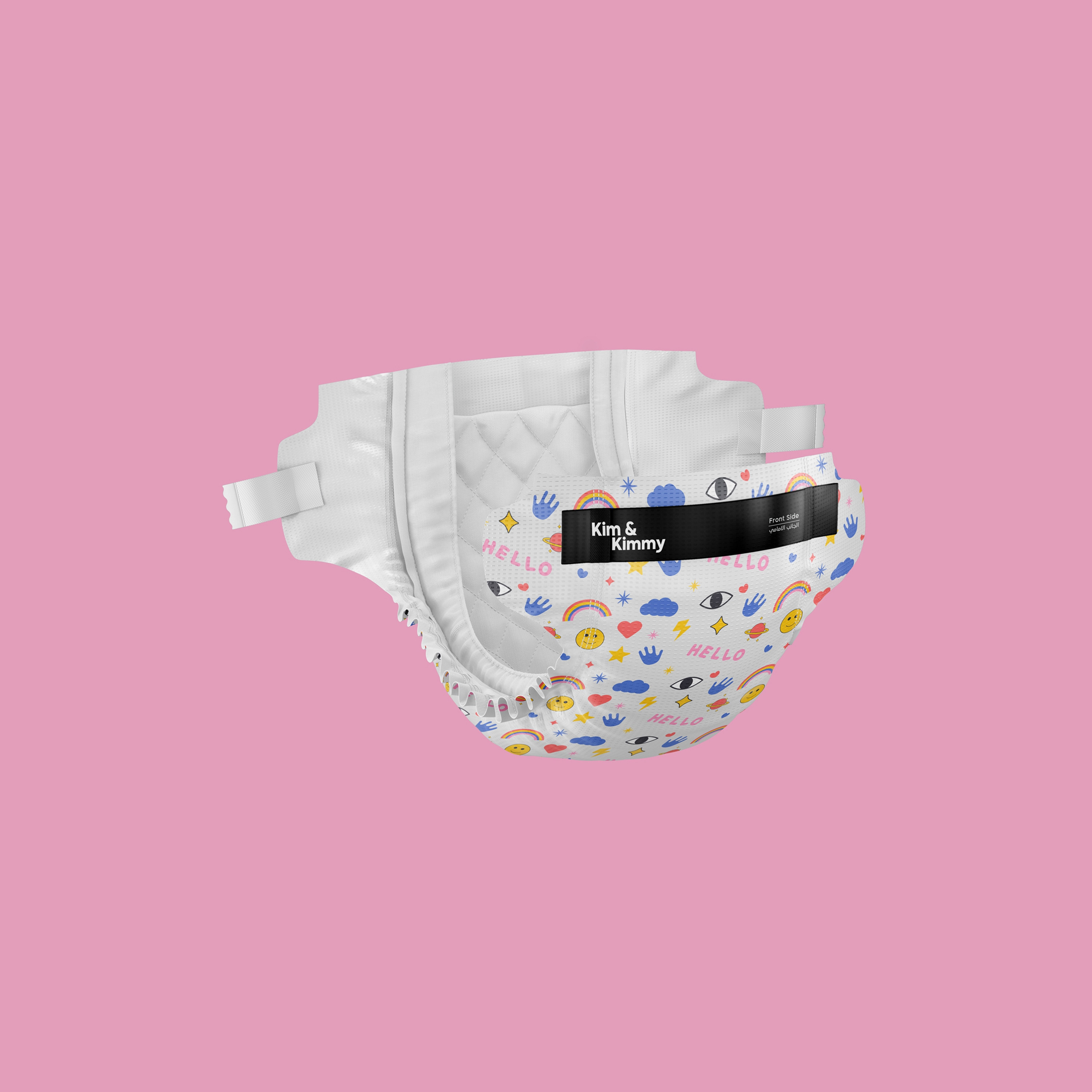 Kim & Kimmy - Size 5 Diapers 12-17kg  qty 44 - Funny Icons-CP_Promo_Code_Excluded-image-1