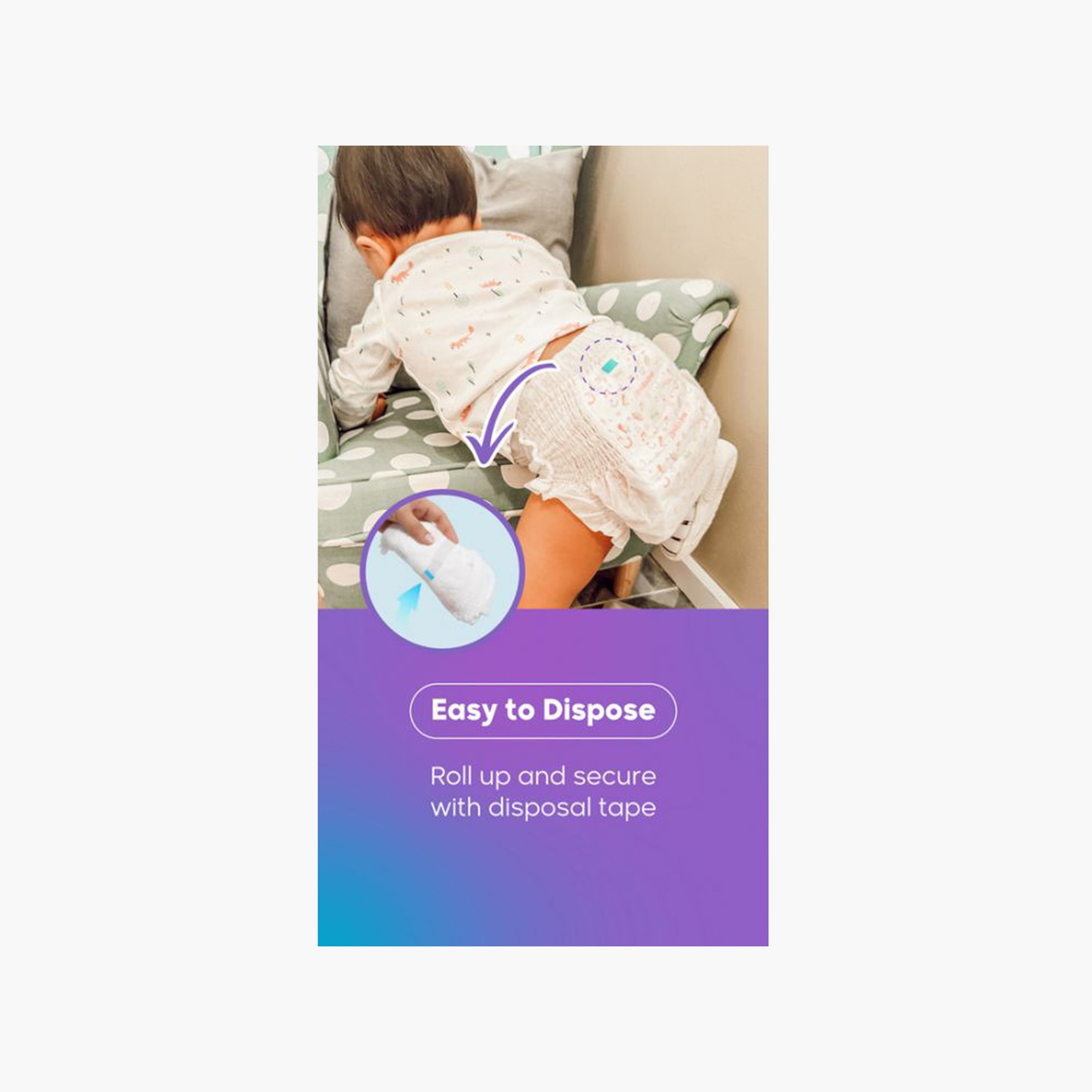 حفّاضات بانتس مقاس 5 - 12-17 كجم - 42 قطعة - زيجزاج سواج من كيم & كيمي-baby-diapering-diapers-image-2