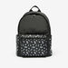 Missy Monogram Print Backpack with Adjustable Straps and Zip Closure-Women%27s Backpacks-thumbnail-1
