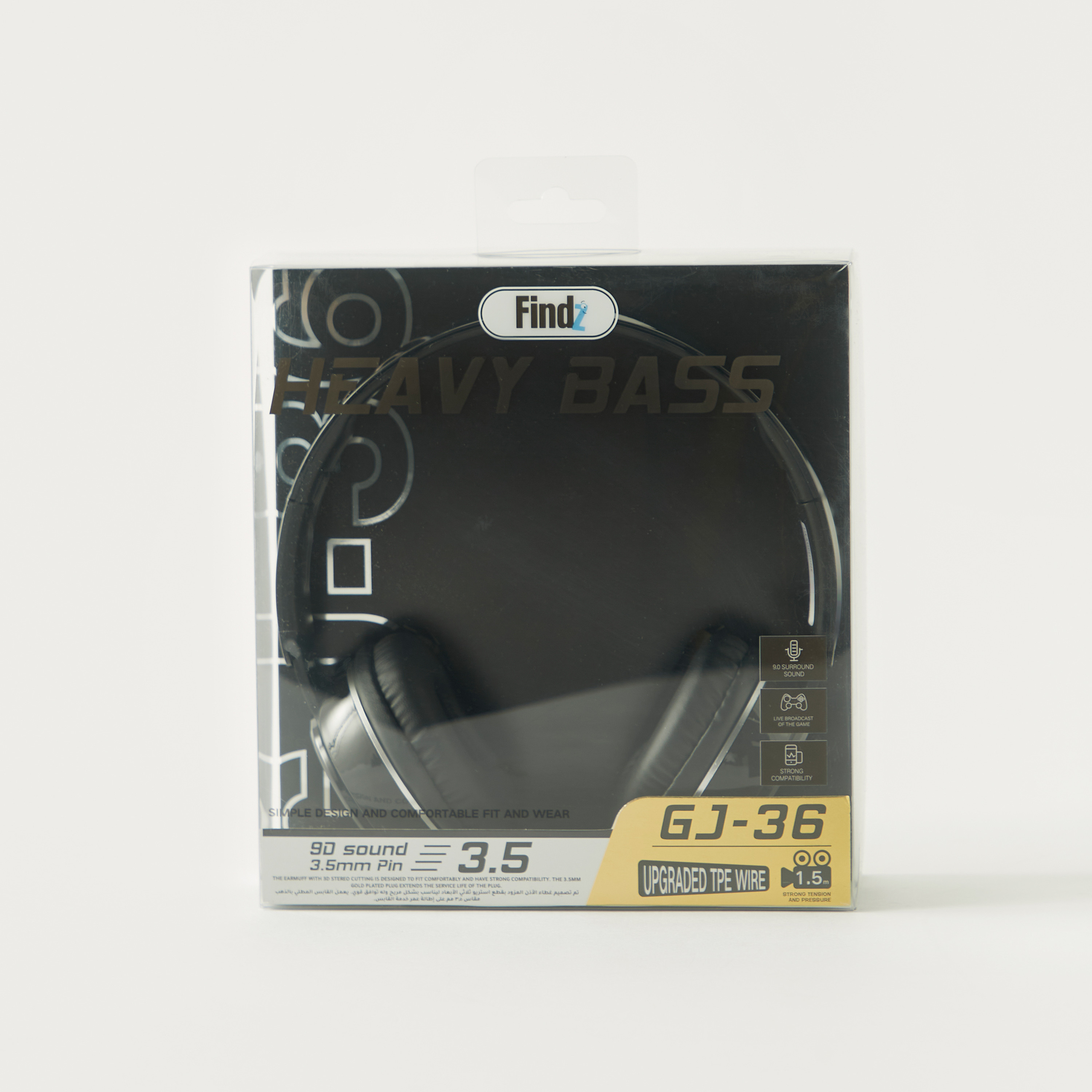 Findz Over-Ear Wired Headphones with Microphones-electronics-headphonesandearphones-image-4