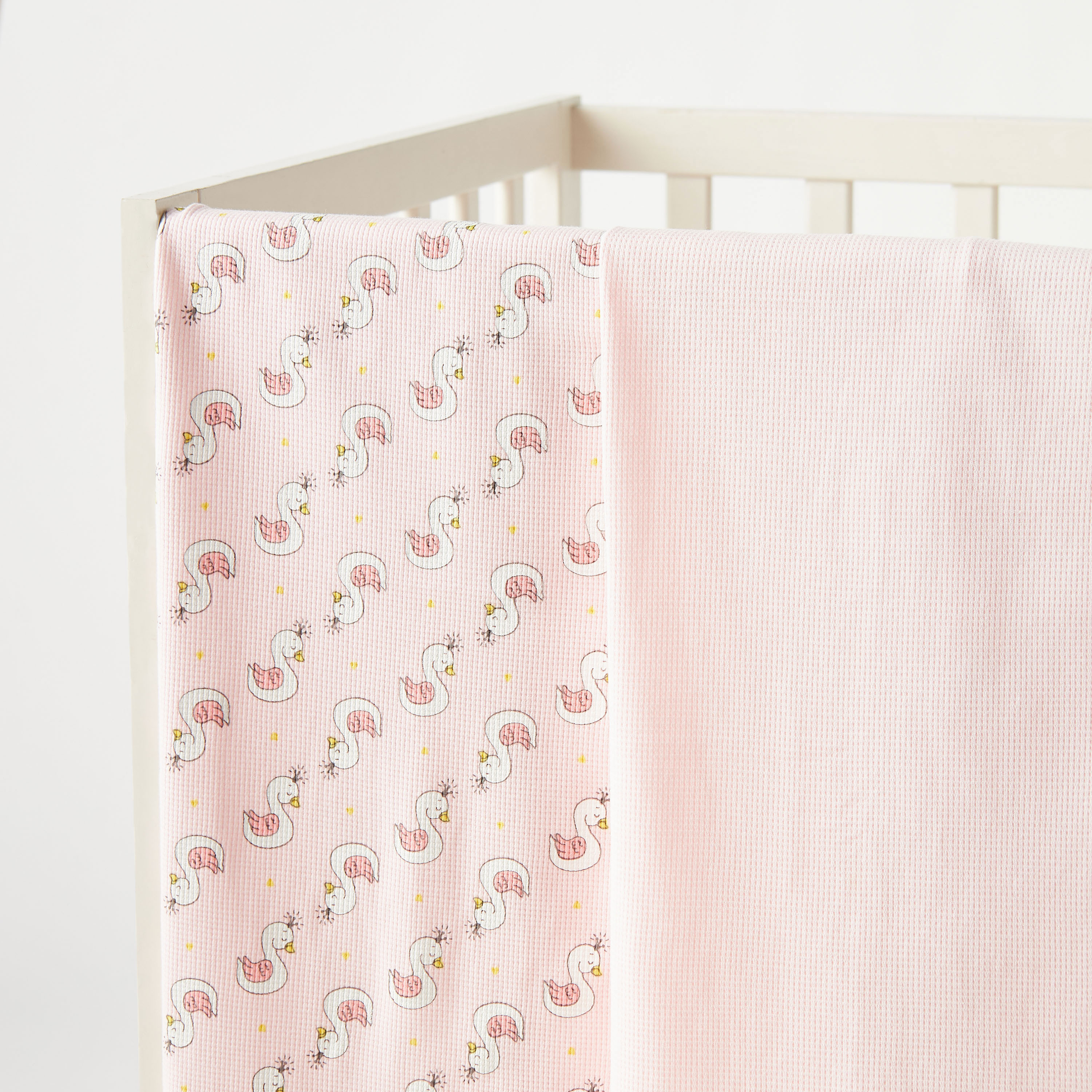 Juniors 2-Piece Textured Receiving Blanket Set - 76x102 cm-baby-nursery-blanketsandswaddles-receivingblankets-image-2