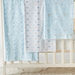 Juniors Printed 3-Piece Flannel Wrap Blanket - 75x75 cm-Swaddles and Sleeping Bags-thumbnailMobile-2