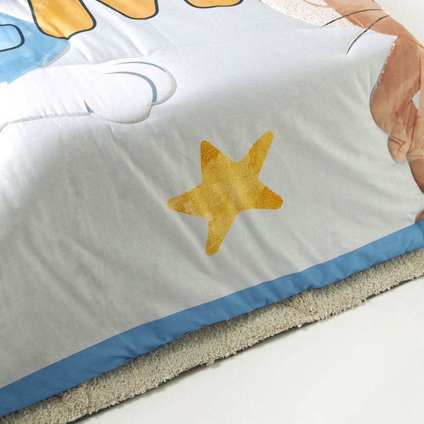 Tom and Jerry Print 3-Piece Comforter Set-Toddler Bedding-image-2