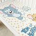 Tom and Jerry Slogan Print Waterproof Sheet - 60x100 cm-Baby Bedding-thumbnail-2
