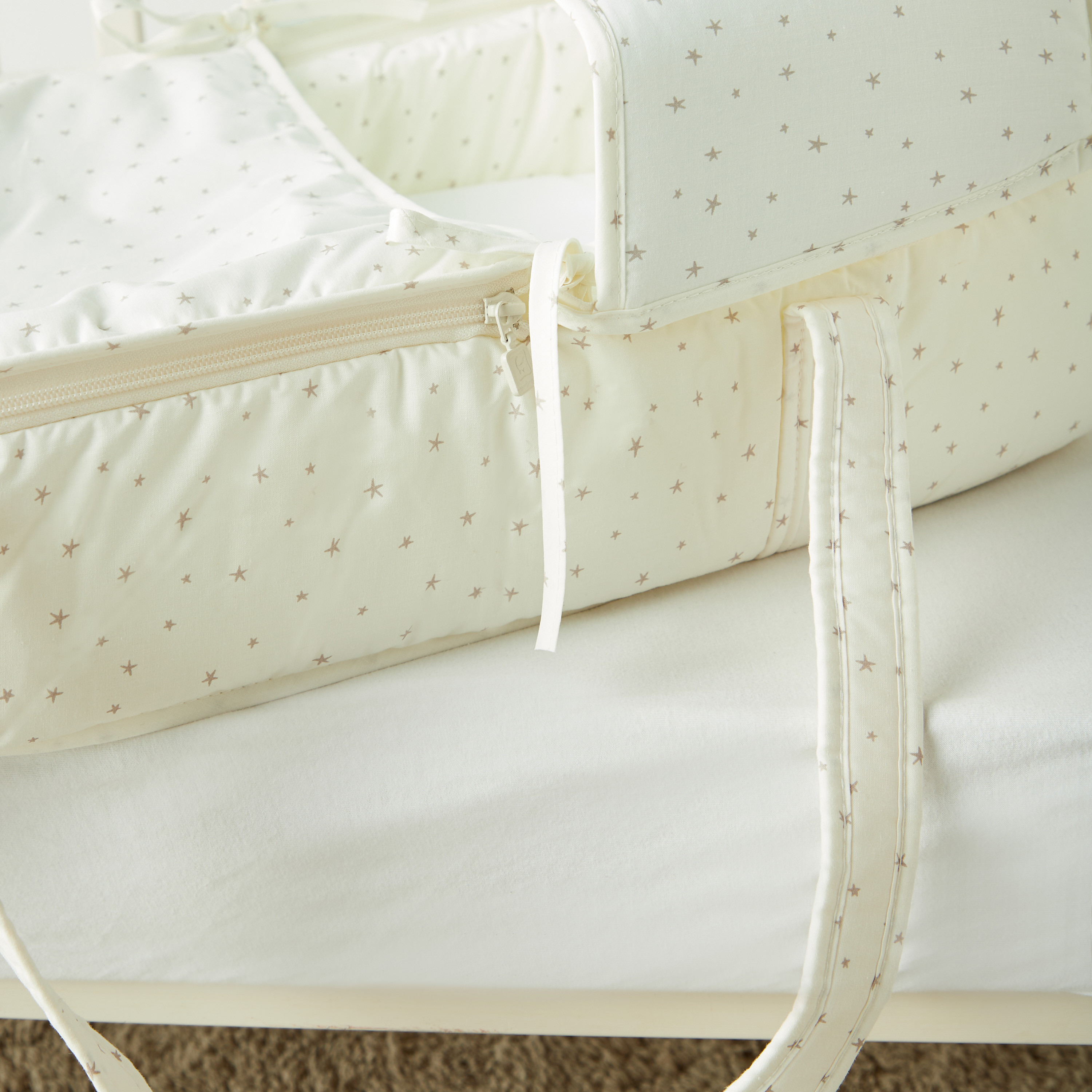 Buy Cambrass Star Print Carry Cot with Canopy Online Babyshop UAE