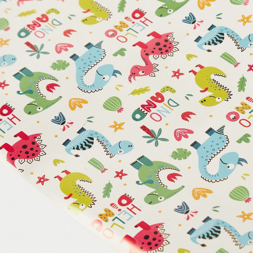 Gloo 3-Piece Dinosaur Print Gift Wrapping Sheet - 70x100 cm-Party Supplies-image-2