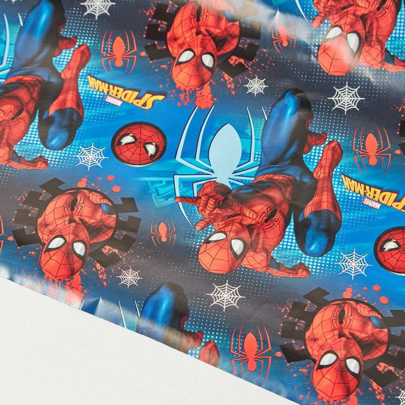 First Kid Spider-Man Print Gift Wrapping Sheet - 76x200 cm-Party Supplies-image-2
