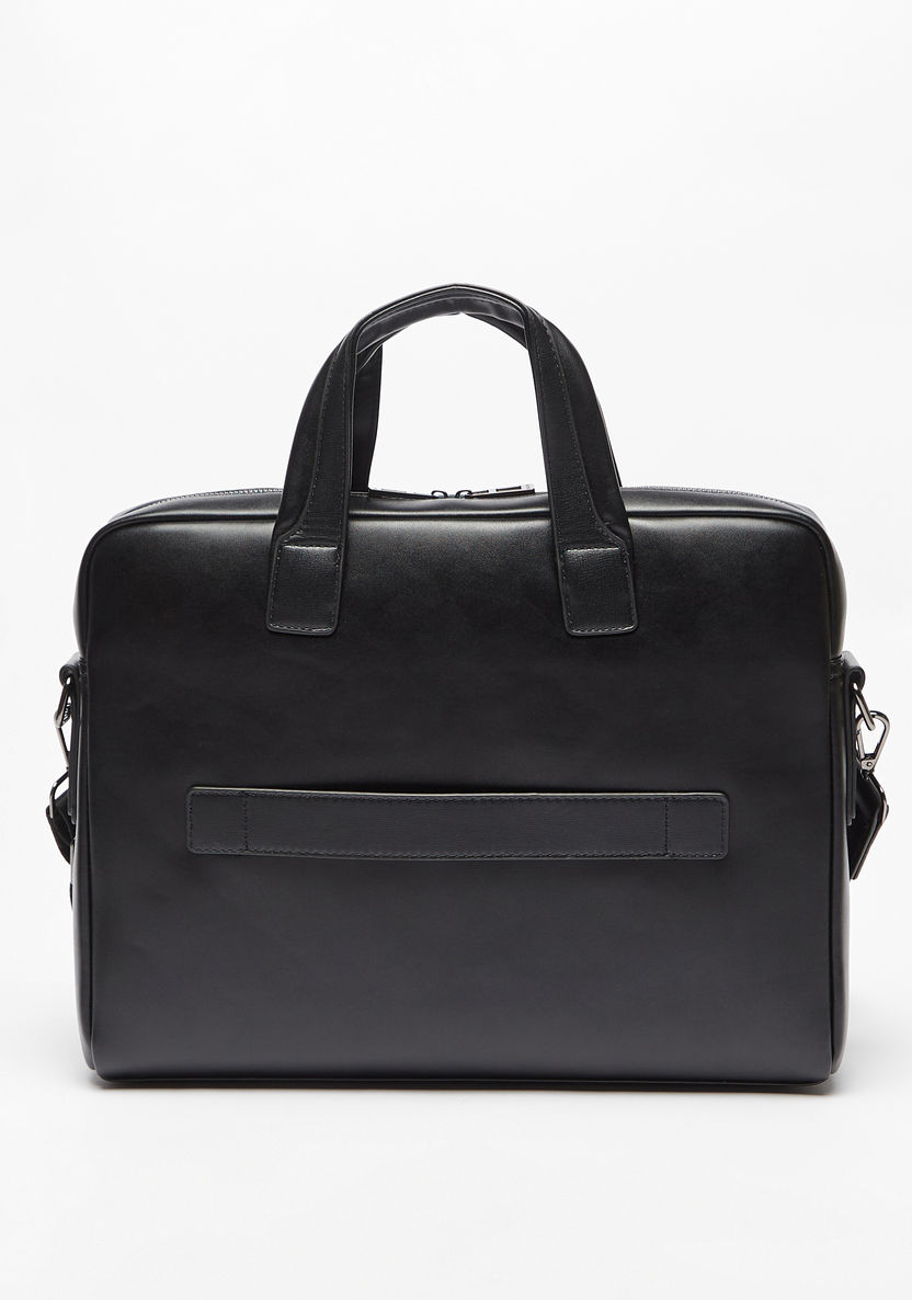 Duchini Solid Portfolio Bag-Men%27s Handbags-image-3