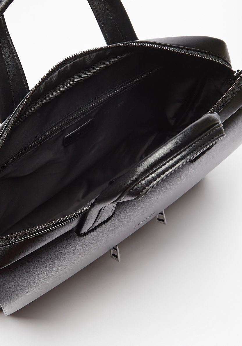 Duchini Solid Portfolio Bag-Men%27s Handbags-image-4