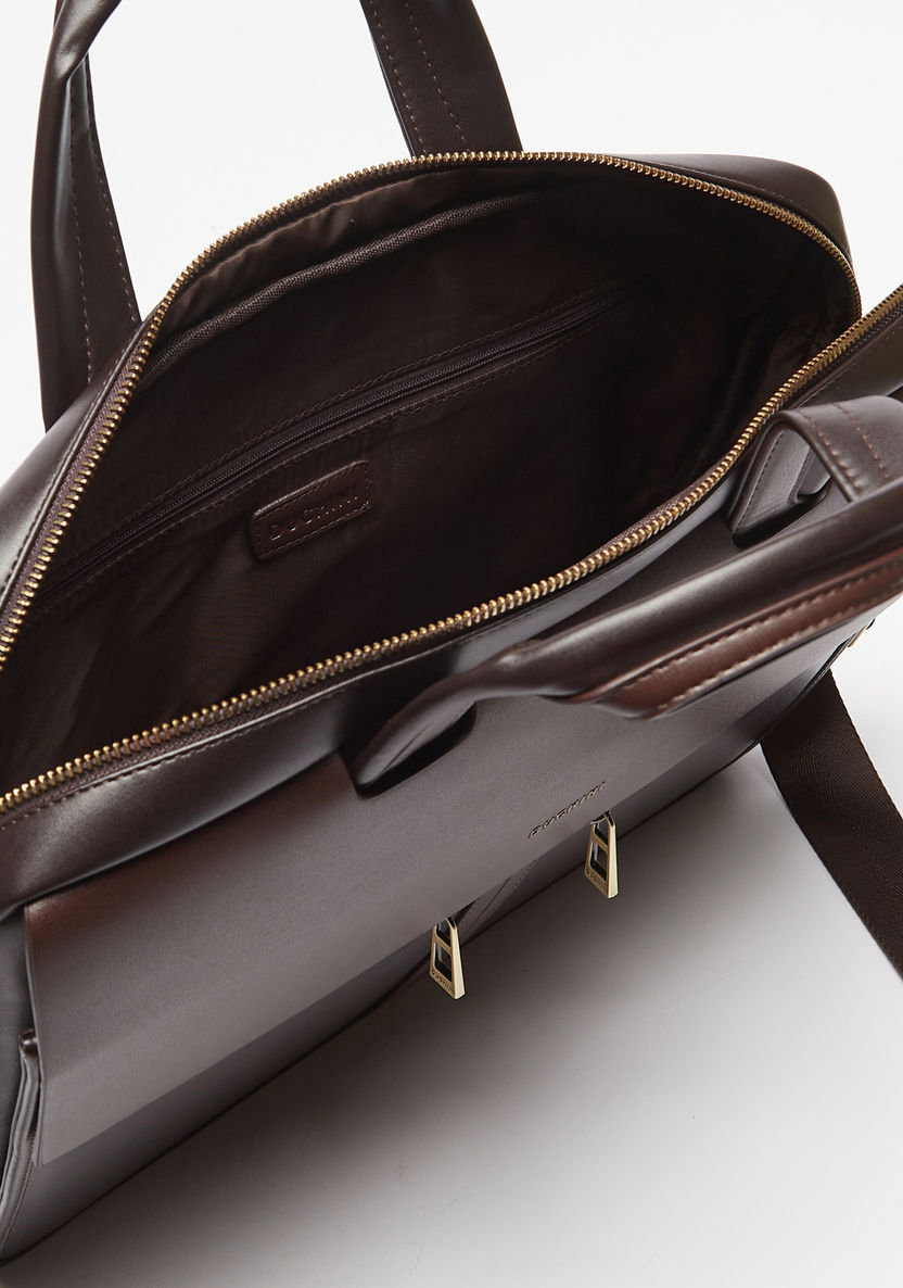 Duchini Solid Portfolio Bag-Men%27s Handbags-image-4
