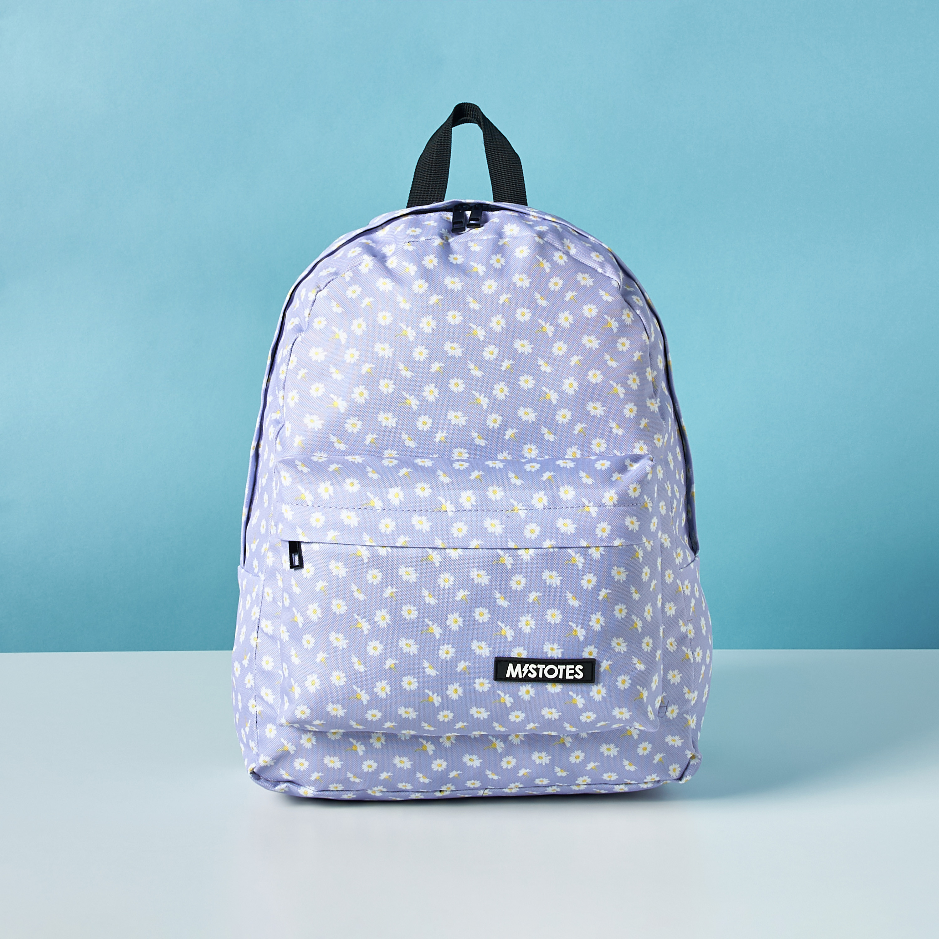 Mistotes All-Over Floral Print Backpack with Adjustable Straps - 27x10x21 cms-women-bagsandwallets-backpacks-image-1