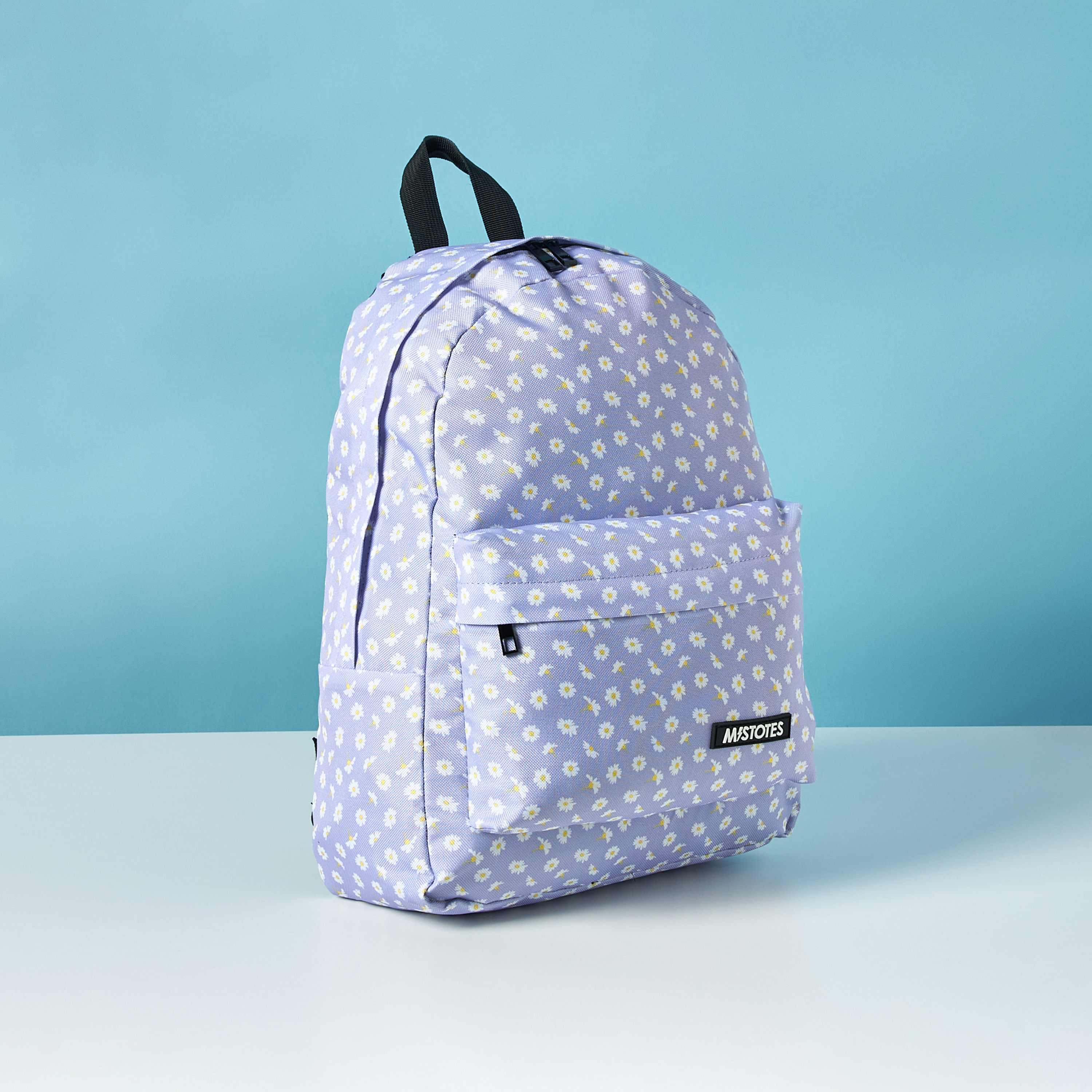 Mistotes All-Over Floral Print Backpack with Adjustable Straps - 27x10x21 cms-women-bagsandwallets-backpacks-image-4