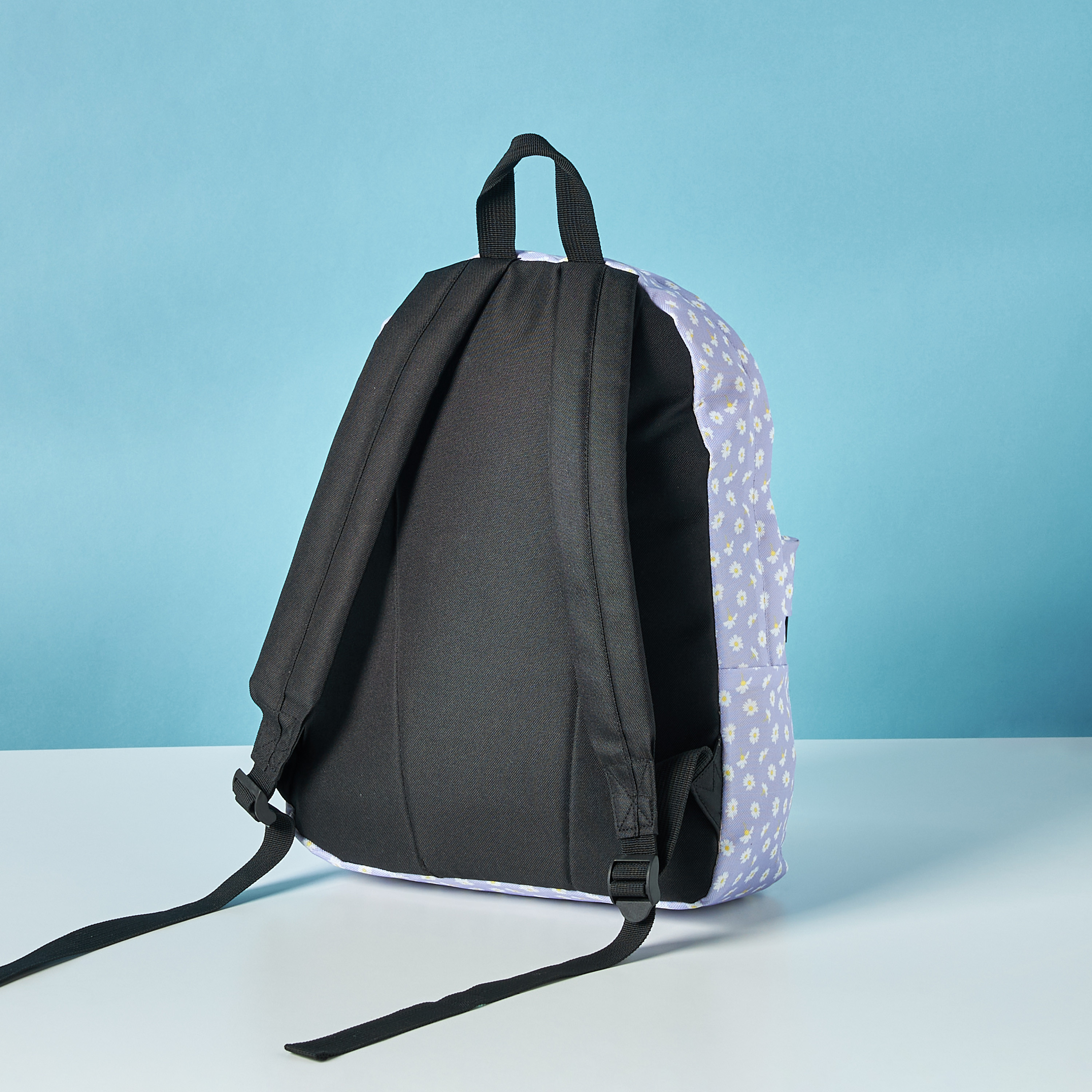 Mistotes All-Over Floral Print Backpack with Adjustable Straps - 27x10x21 cms-women-bagsandwallets-backpacks-image-5
