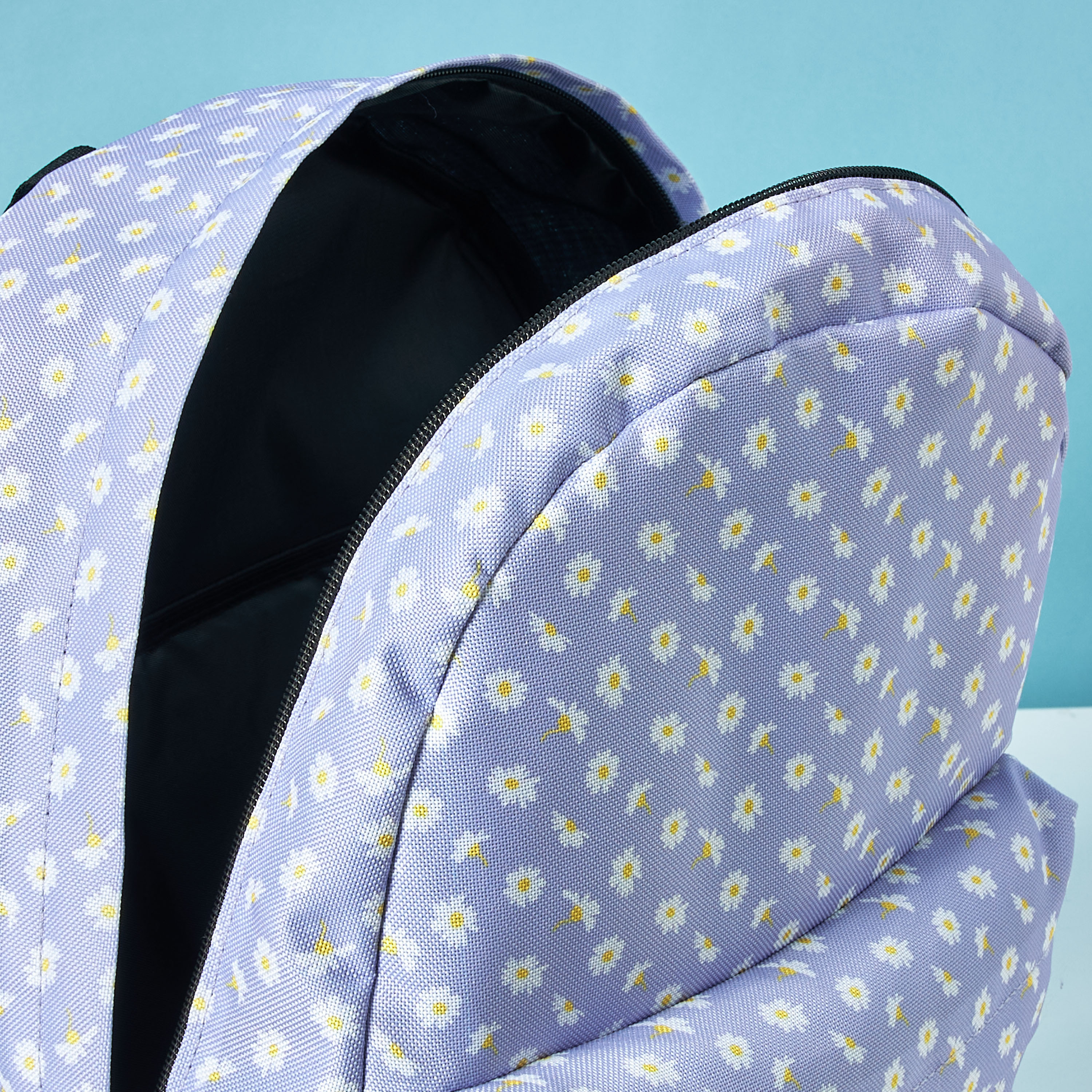 Mistotes All-Over Floral Print Backpack with Adjustable Straps - 27x10x21 cms-women-bagsandwallets-backpacks-image-6