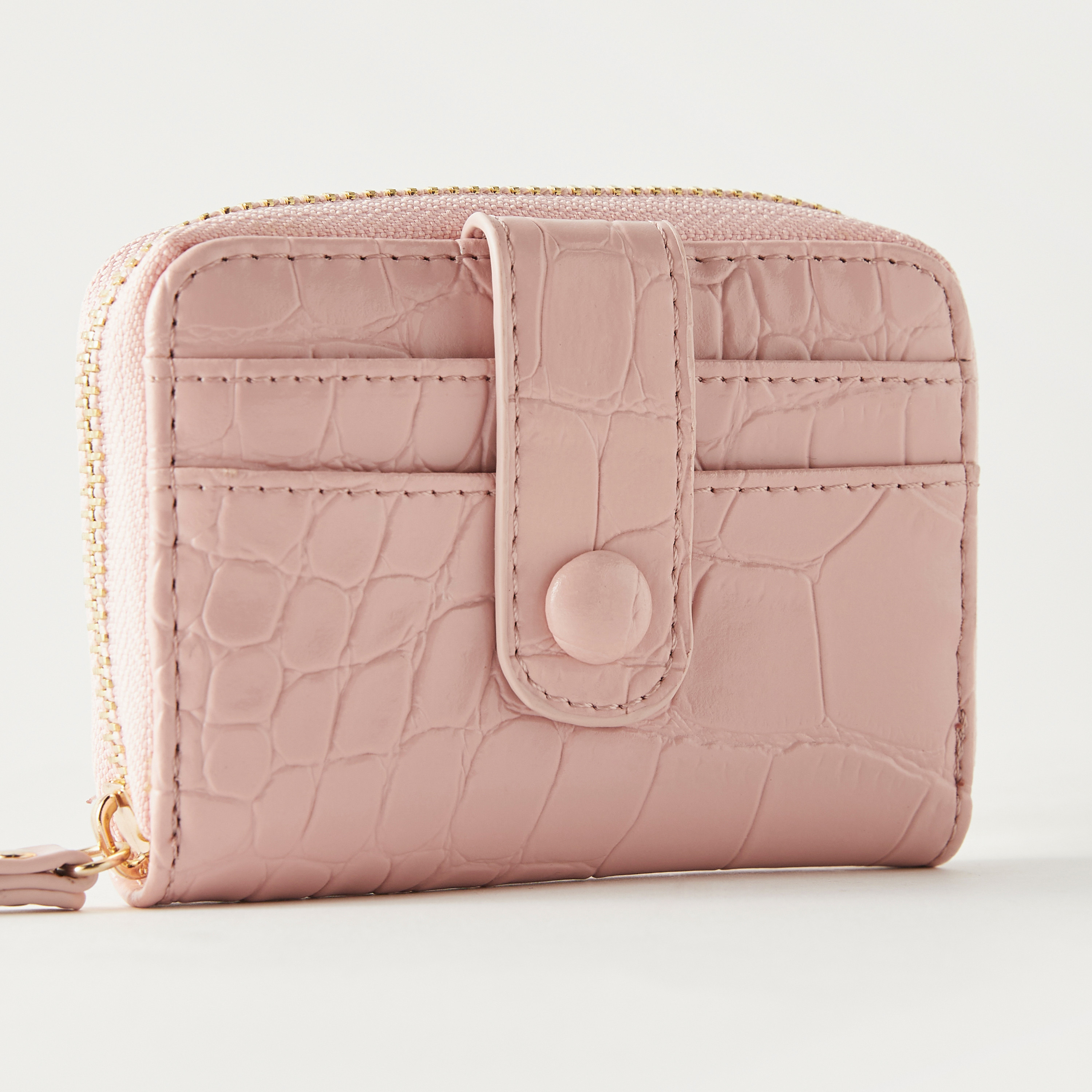حامل بطاقات بارز الملمس بسحاب إغلاق من ساشا-women-bagsandwallets-wallets-image-3
