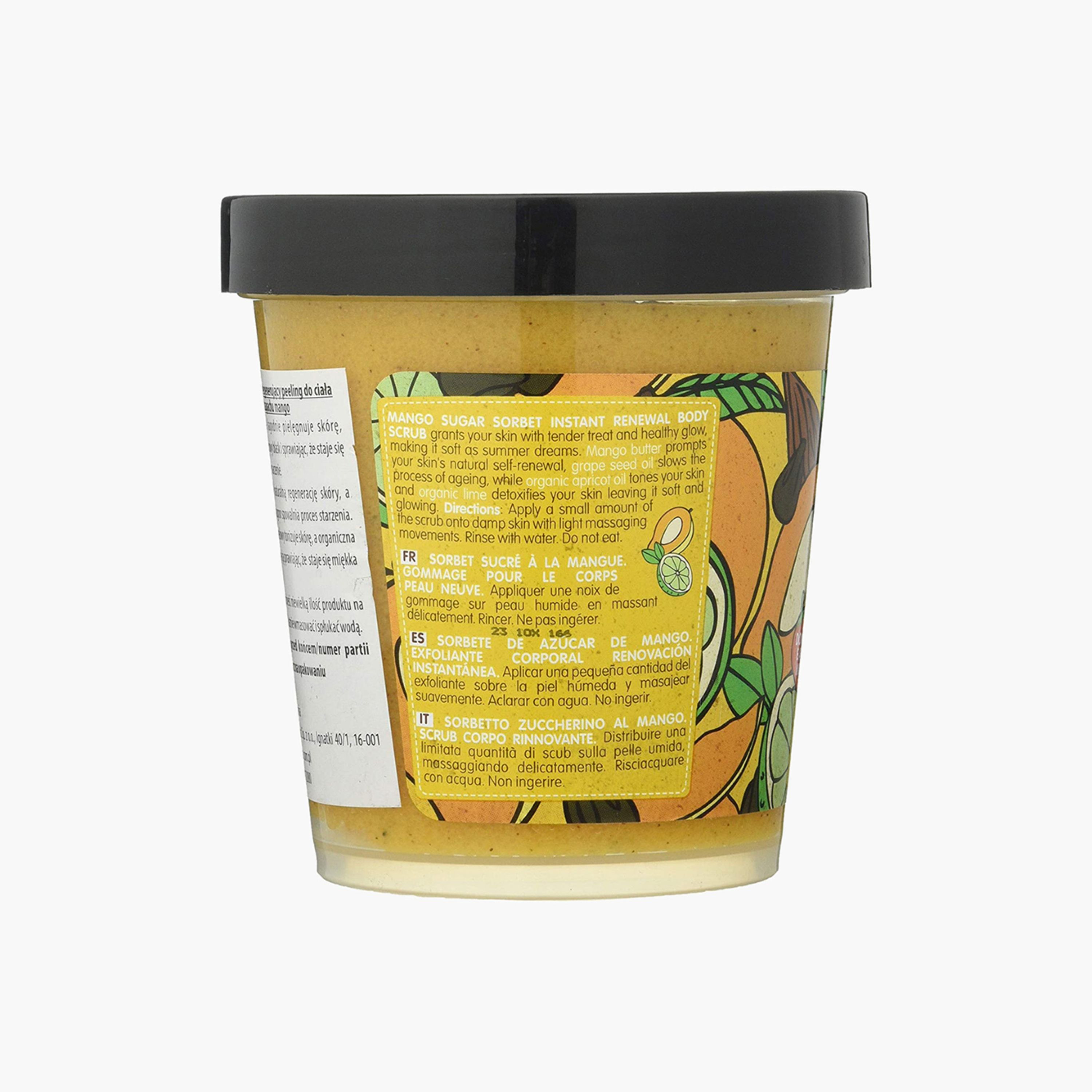 Organic Shop Body Desserts Mango Sugar Sorbet Instant Renewal Body Scrub - 450 ml-beautyandpersonalcare-bathandbody-bathandshower-scrubs-image-3