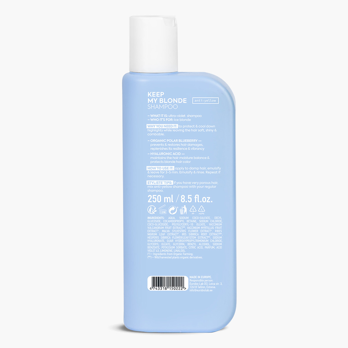 Ice Natura Siberica Keep My Blonde Shampoo - 250 ml-beautyandpersonalcare-hair-haircare-shampoos-image-3