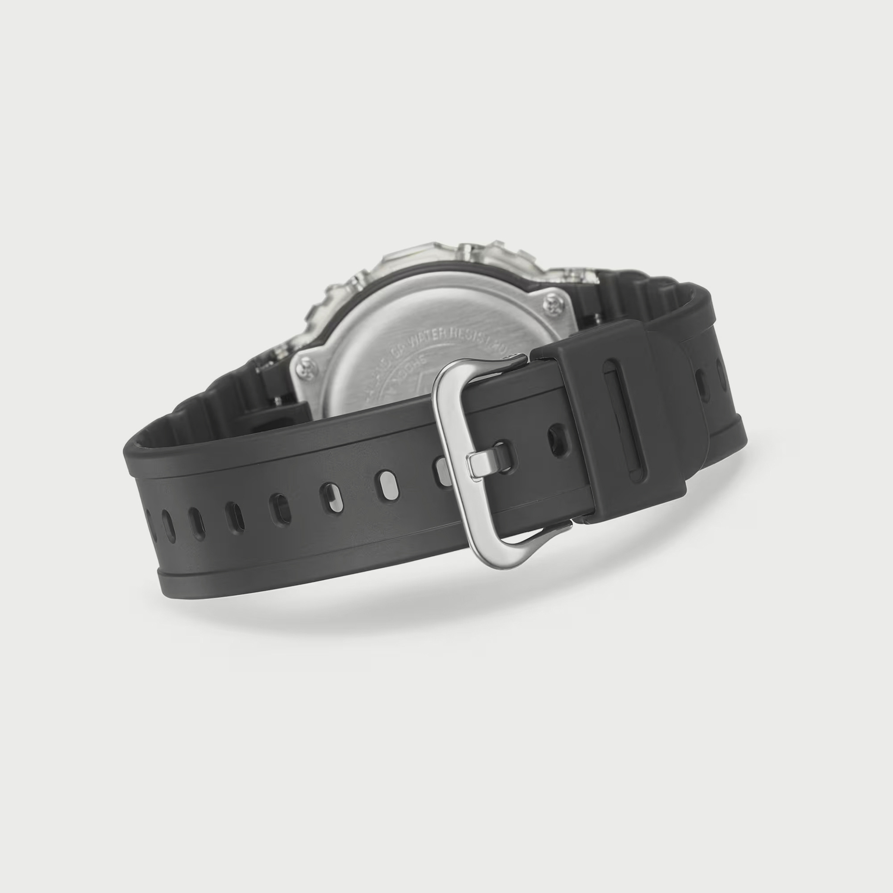 DW-5600SKC-1DR ساعة رقمية للرجال بلون أسود مع سوار سيليكون من جي شوك-men-watchesandjewellery-watches-image-3
