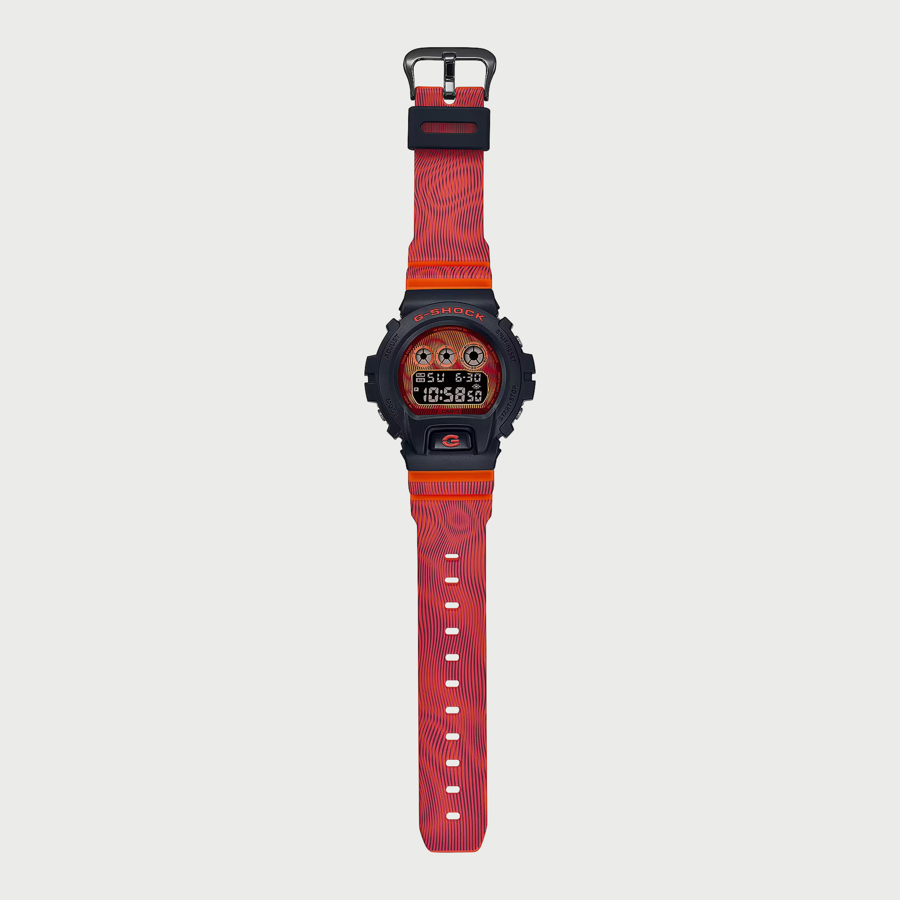 G-Shock Men's Multi Colour Digital Silicone Strap Watch - DW-6900TD-4DR-men-watchesandjewellery-watches-image-2