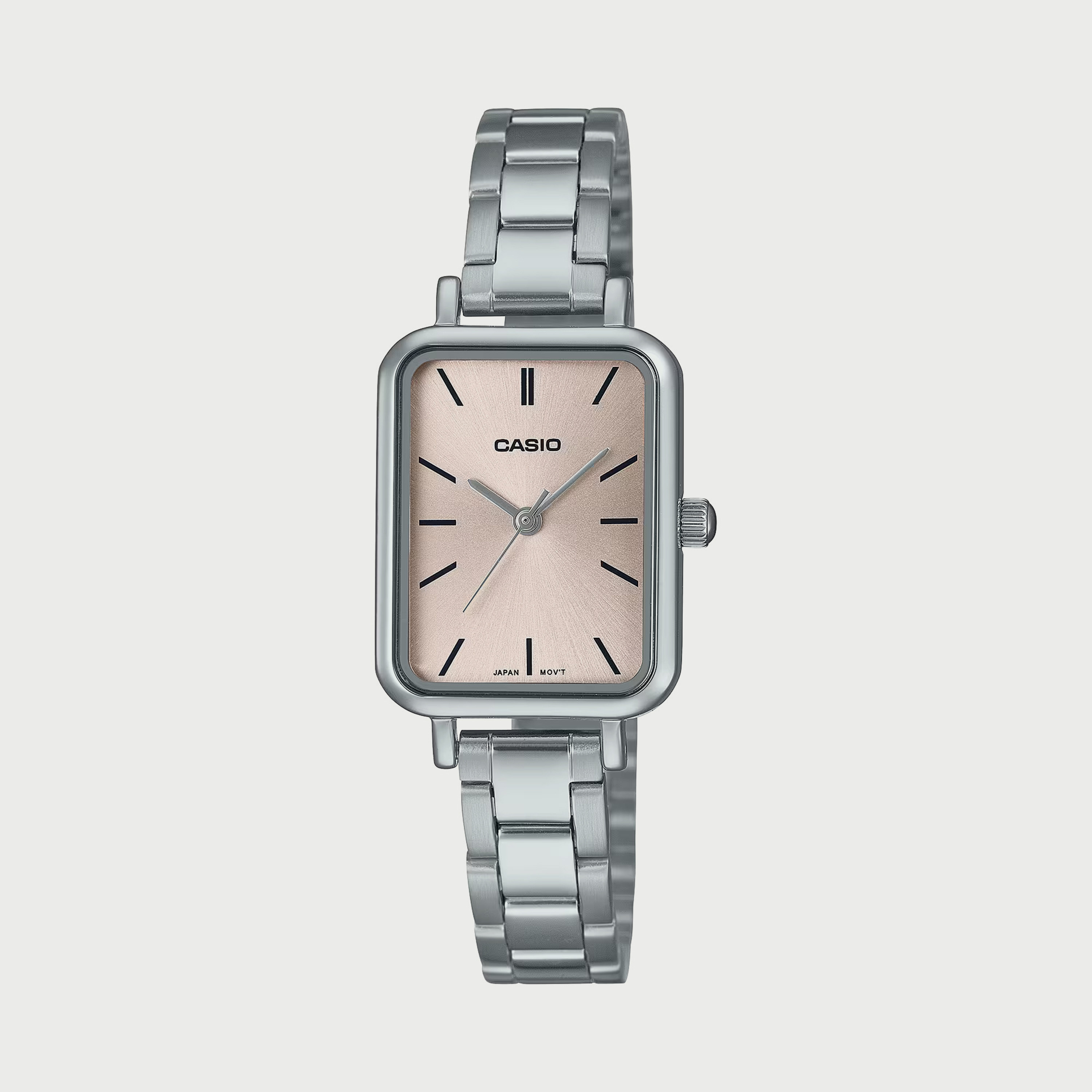 LTP-V009D-4EUDF ساعة أنالوج للسيدات بلون فضي مع سوار ستانلس ستيل من كاسيو-women-watchesandjewellery-watches-image-1