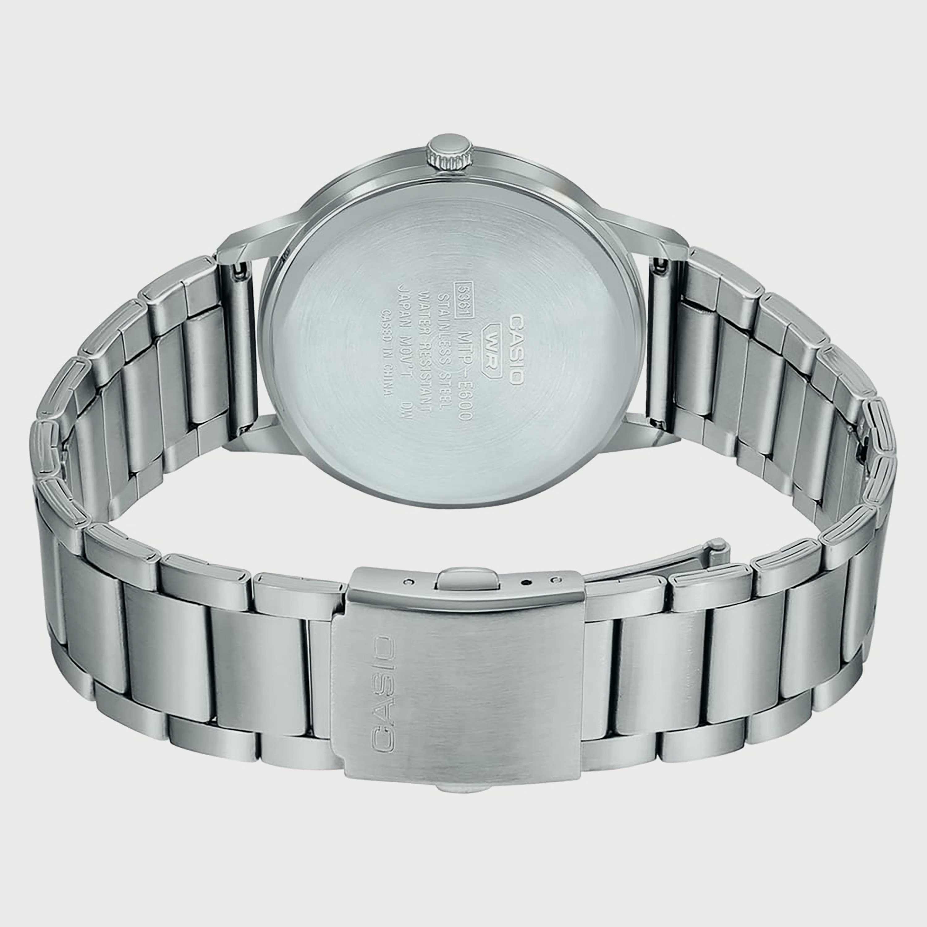 Casio Men's Black Analog Stainless Steel Strap Watch - MTP-E600B-1BDF-men-watchesandjewellery-watches-image-5