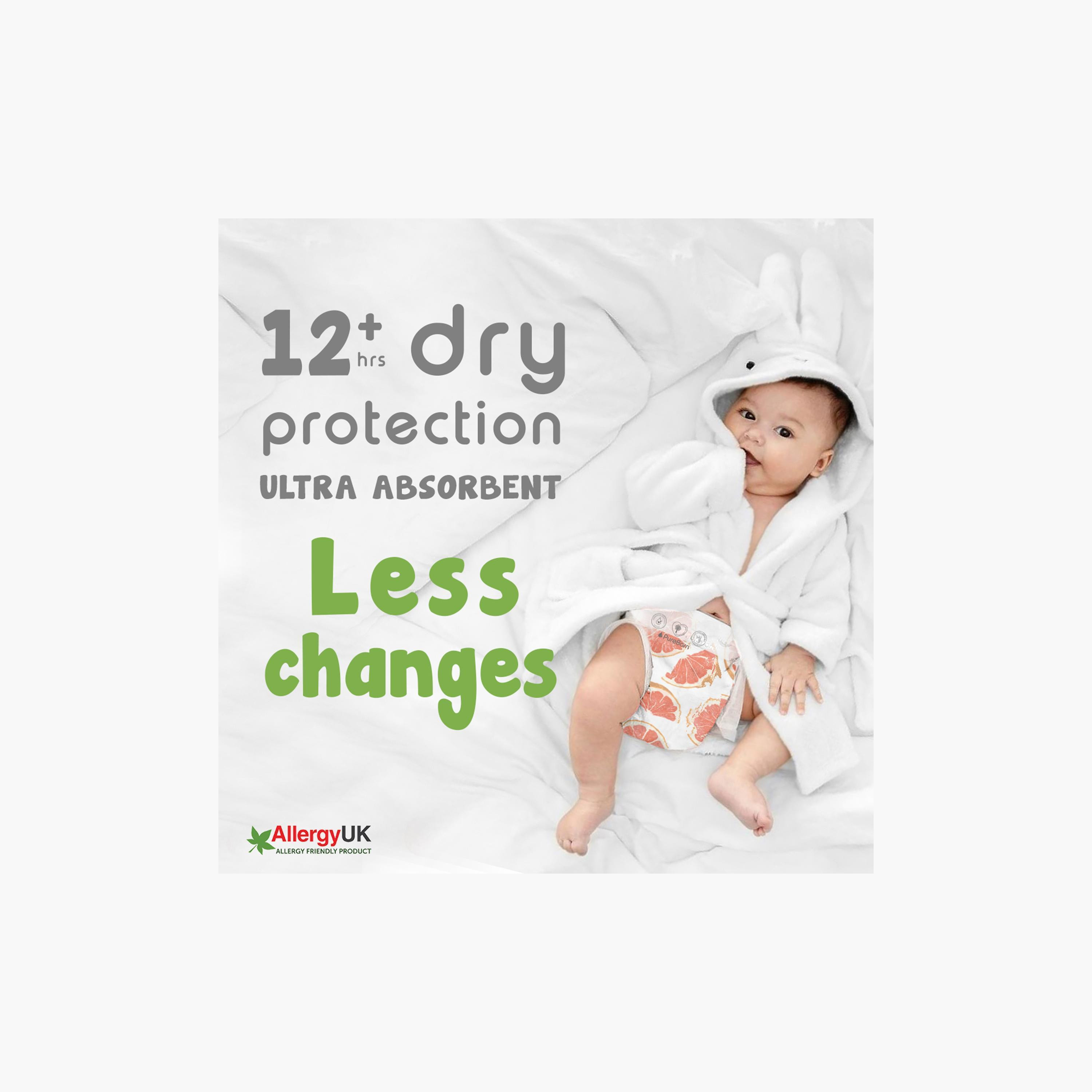 Pure Born Organic Bamboo Size 5, 132-Diapers Pack - 11-18 kg-baby-diapering-diapers-image-2