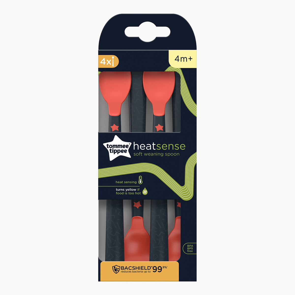 Tommee Tippee Heat Sensor Spoon - Set of 4-baby-feeding-mealtimeessentials-image-2