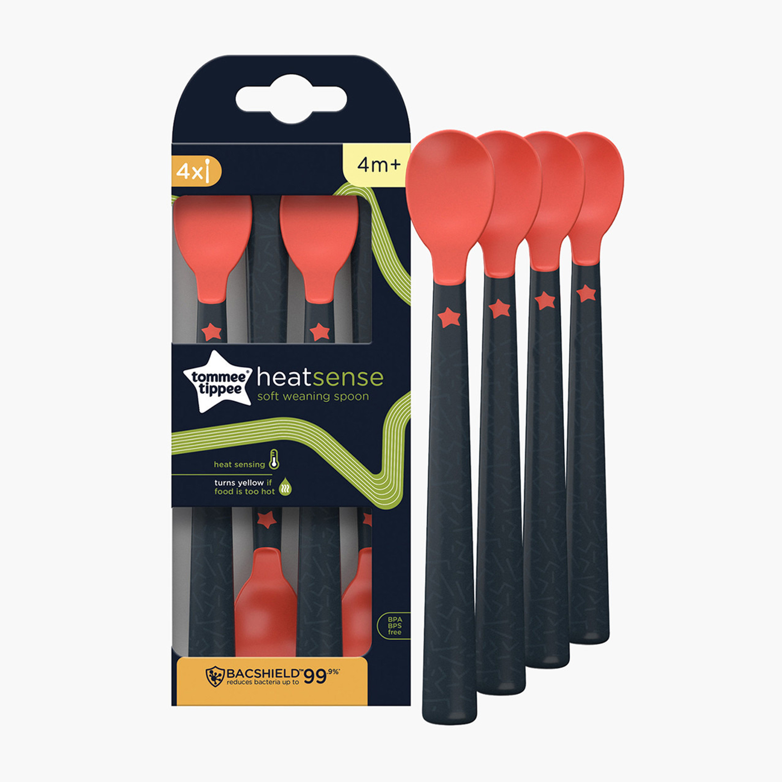 Tommee Tippee Heat Sensor Spoon - Set of 4-baby-feeding-mealtimeessentials-image-3