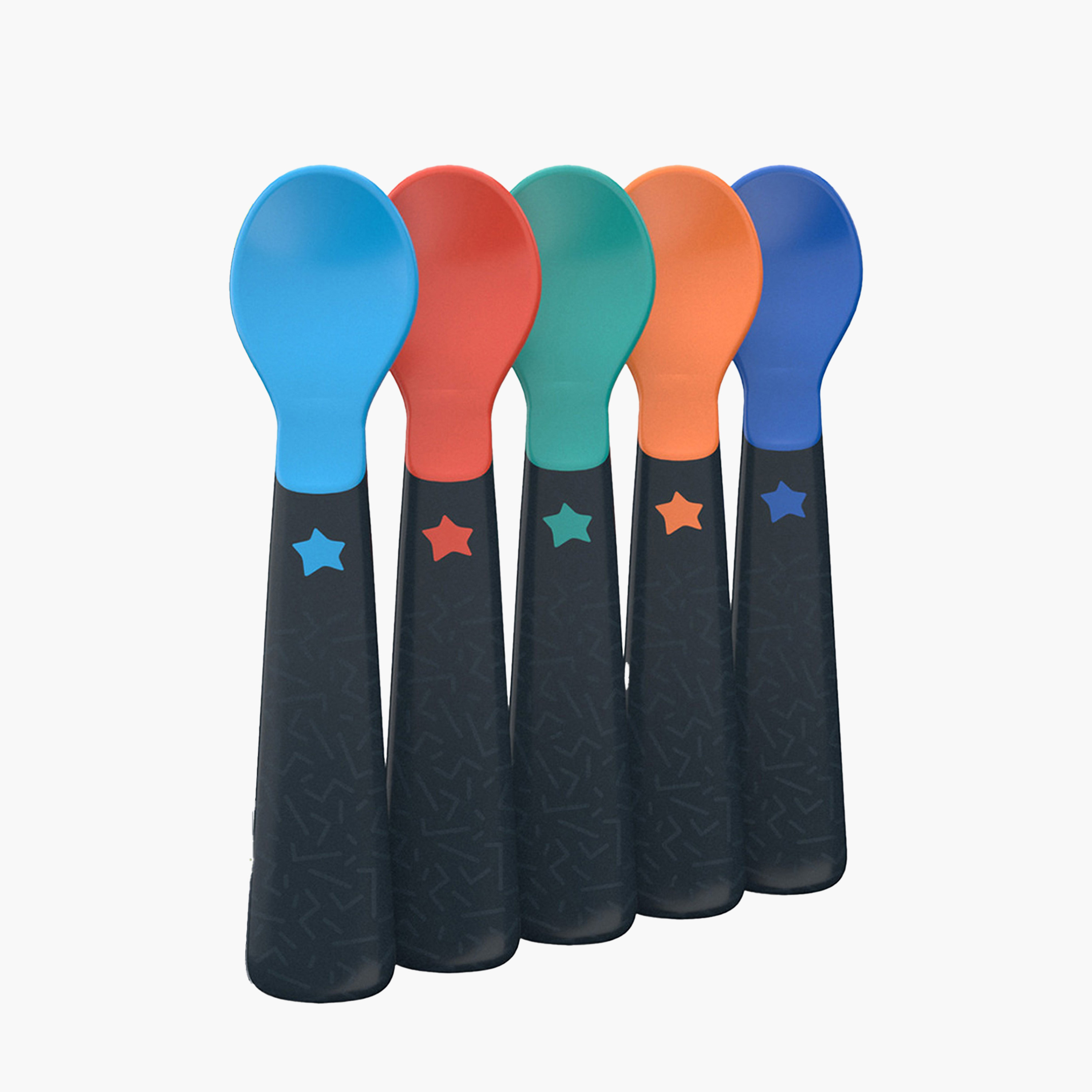 Tommee Tippee Easi Grip Feeding Spoon - Set of 5-baby-feeding-mealtimeessentials-image-1