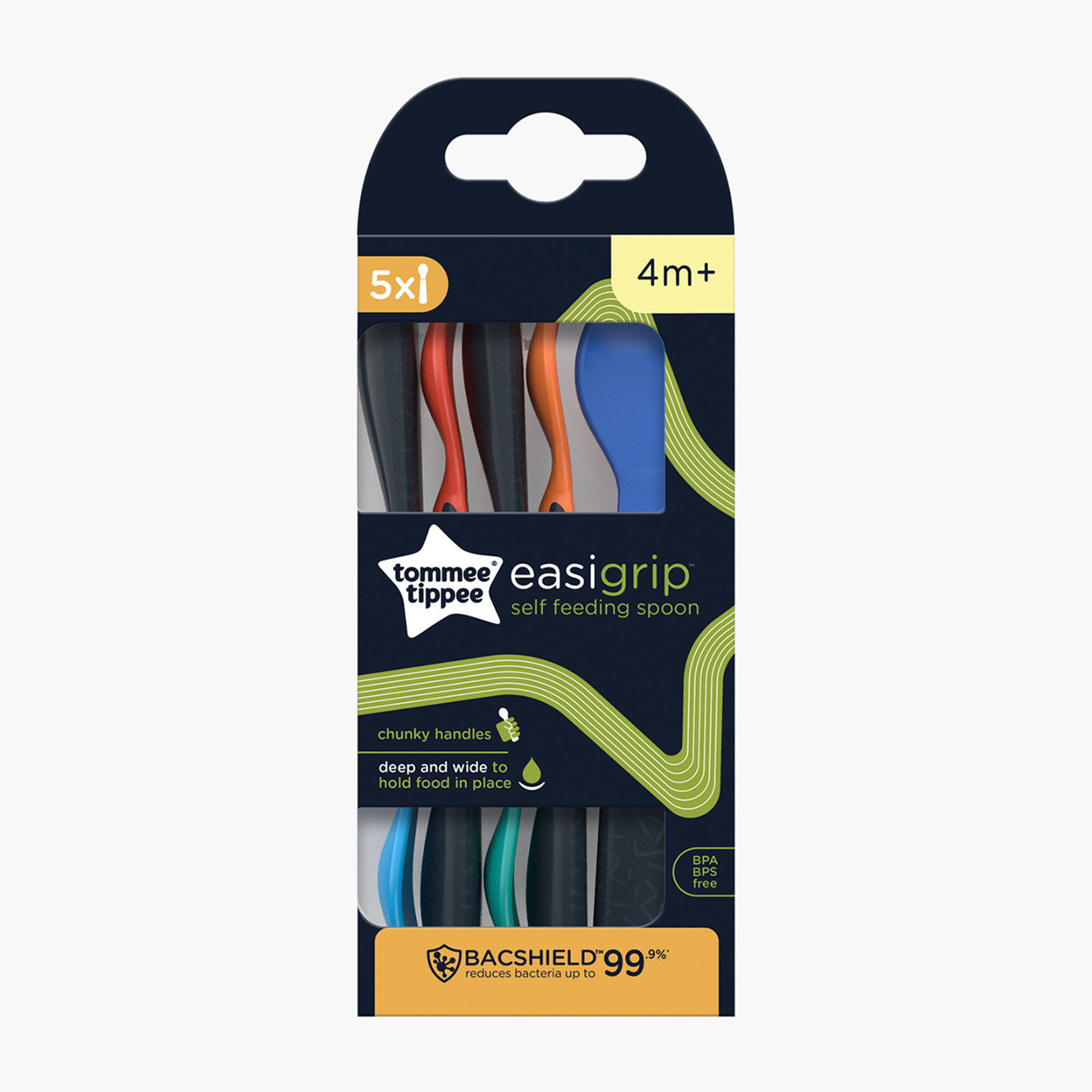 Tommee Tippee Easi Grip Feeding Spoon - Set of 5-baby-feeding-mealtimeessentials-image-3