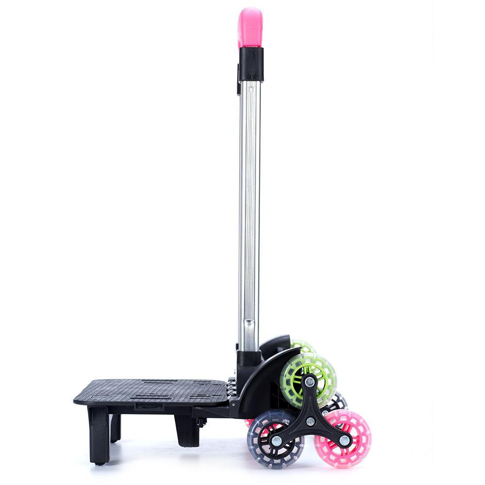 Eazy Kids Universal School Bag Trolley - Pink-school-bagsandbackpacks-trolleybags-image-2