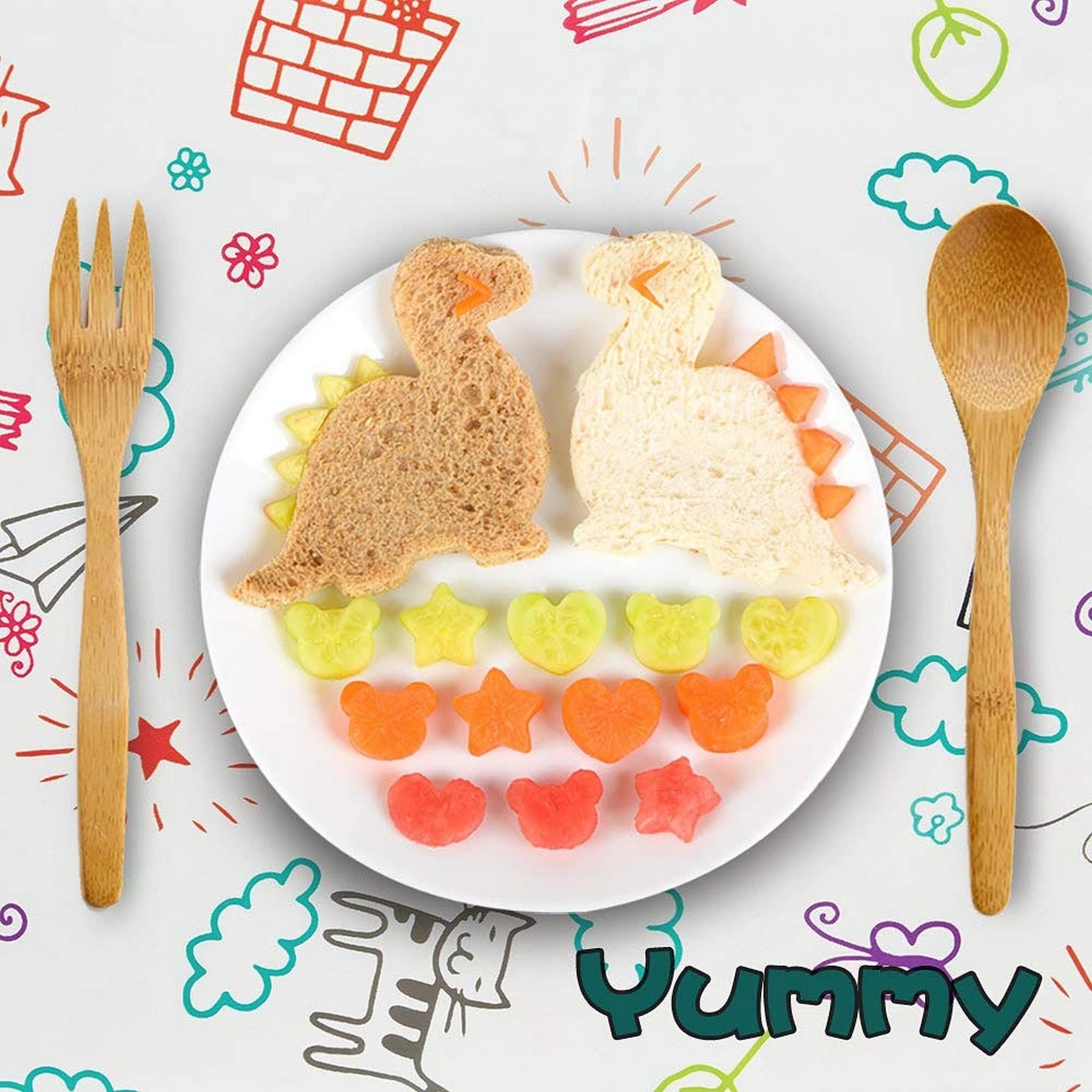 Eazy Kids Stainless Steel Sandwich Cutter Combo-baby-feeding-accessories-image-5