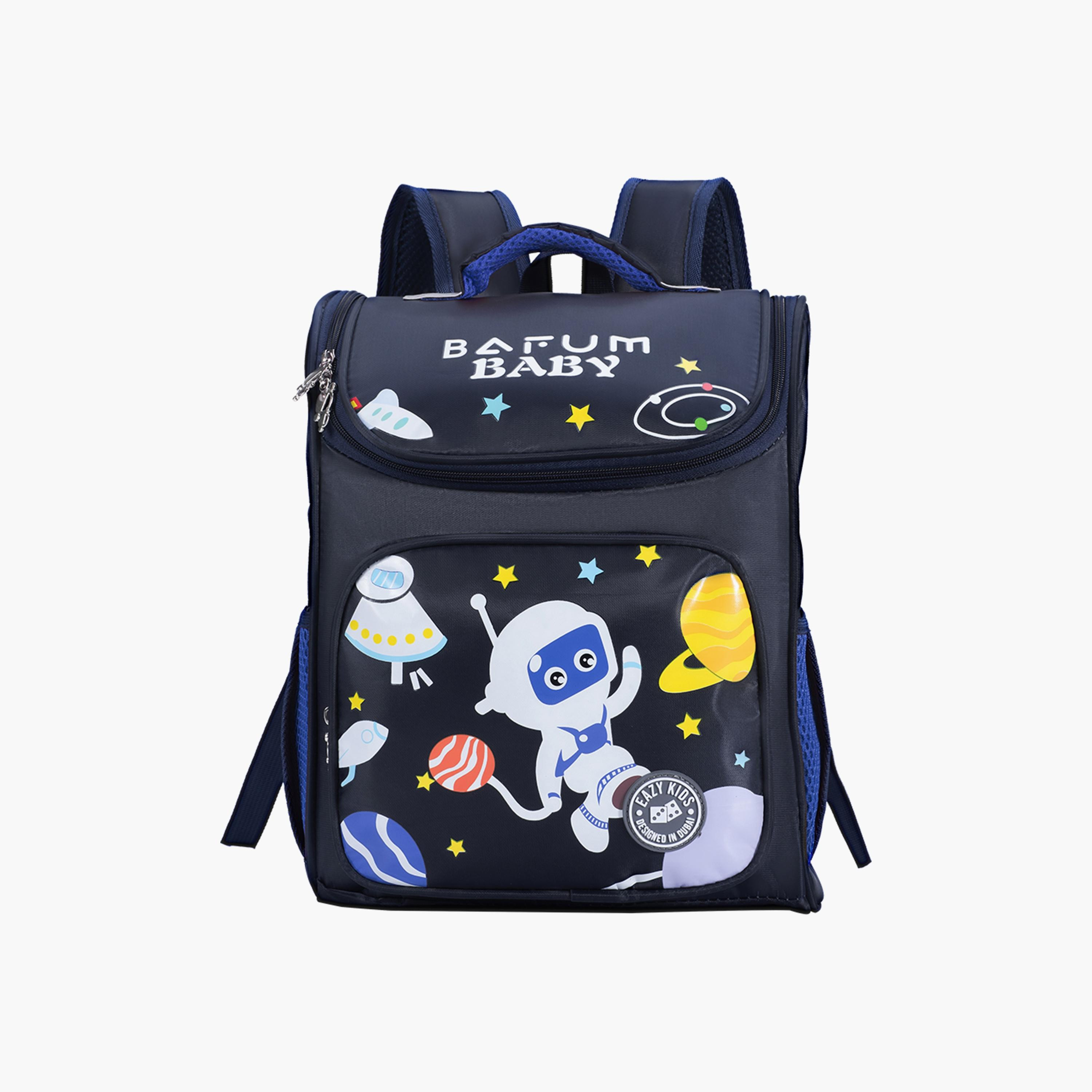 حقيبة المدرسة رائد الفضاء من إيزي كيدز - أزرق-school-bagsandbackpacks-backpacks-image-1